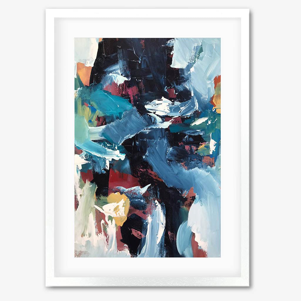 Colour Block 61 Limited Edition Print White Frame Limited Edition - Abstract House