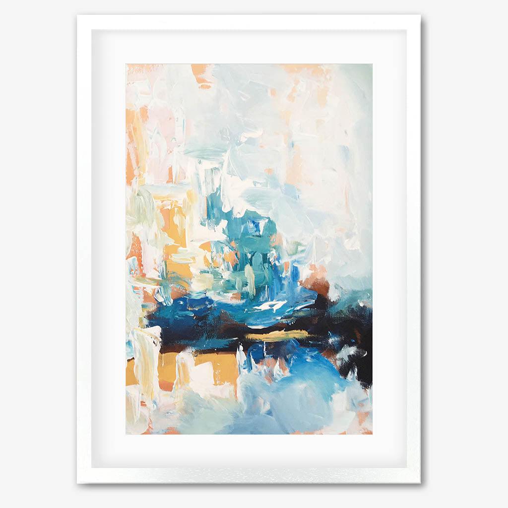 Colour Block 66 Limited Edition Print White Frame Limited Edition - Abstract House