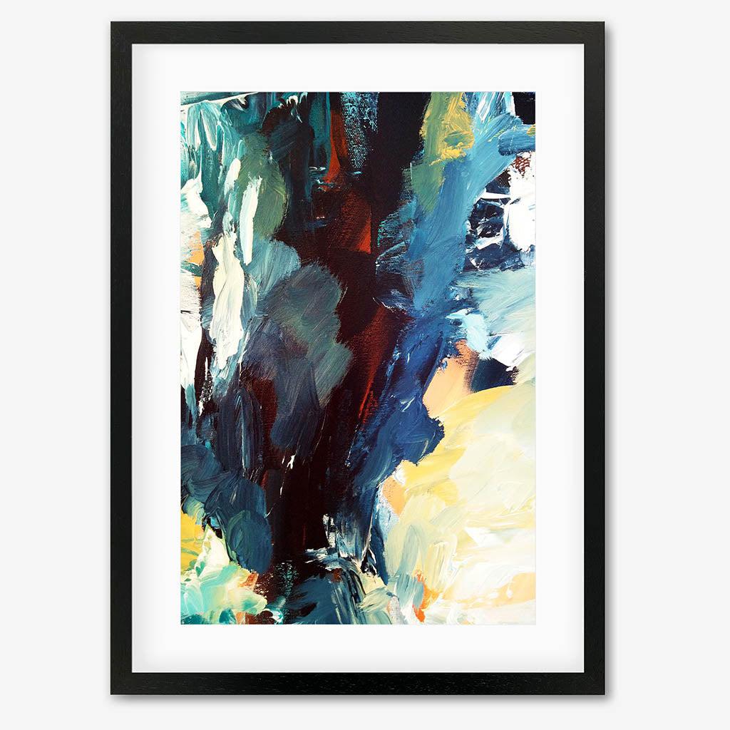 Colour Block 68 Limited Edition Print Black Frame Limited Edition - Abstract House