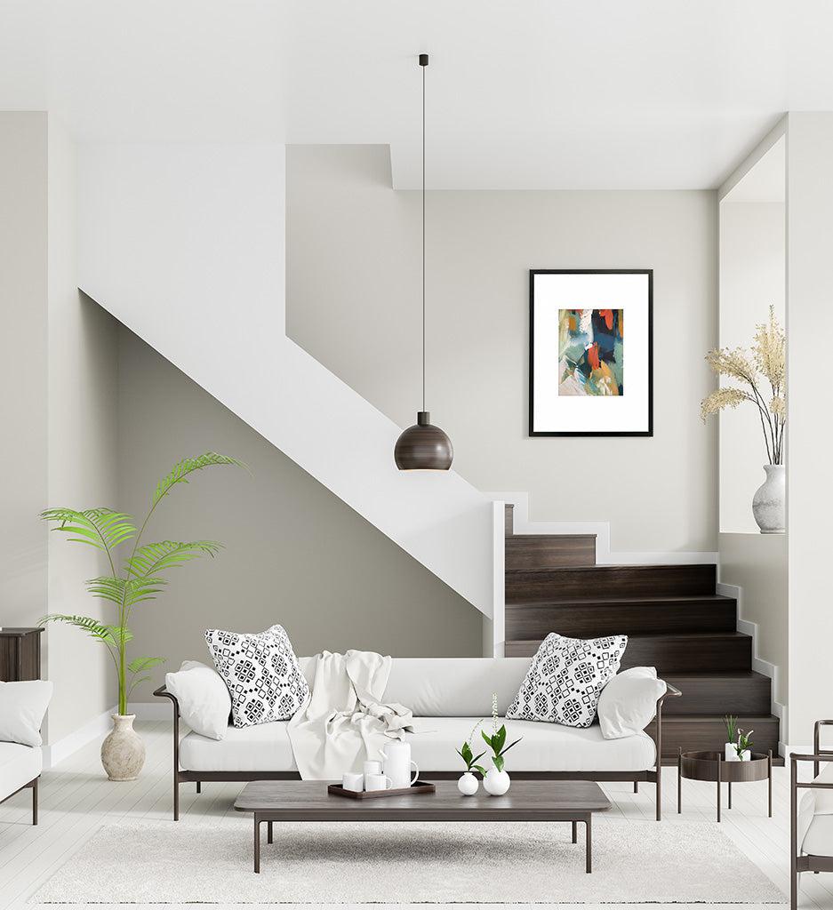 Colour Block 8 Limited Edition Print 30 x 40 cm Limited Edition - Abstract House