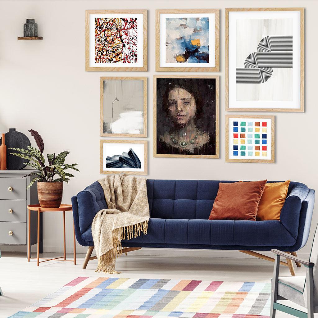 Eclectic Gallery Wall Art Gallery Wall Art - Abstract House