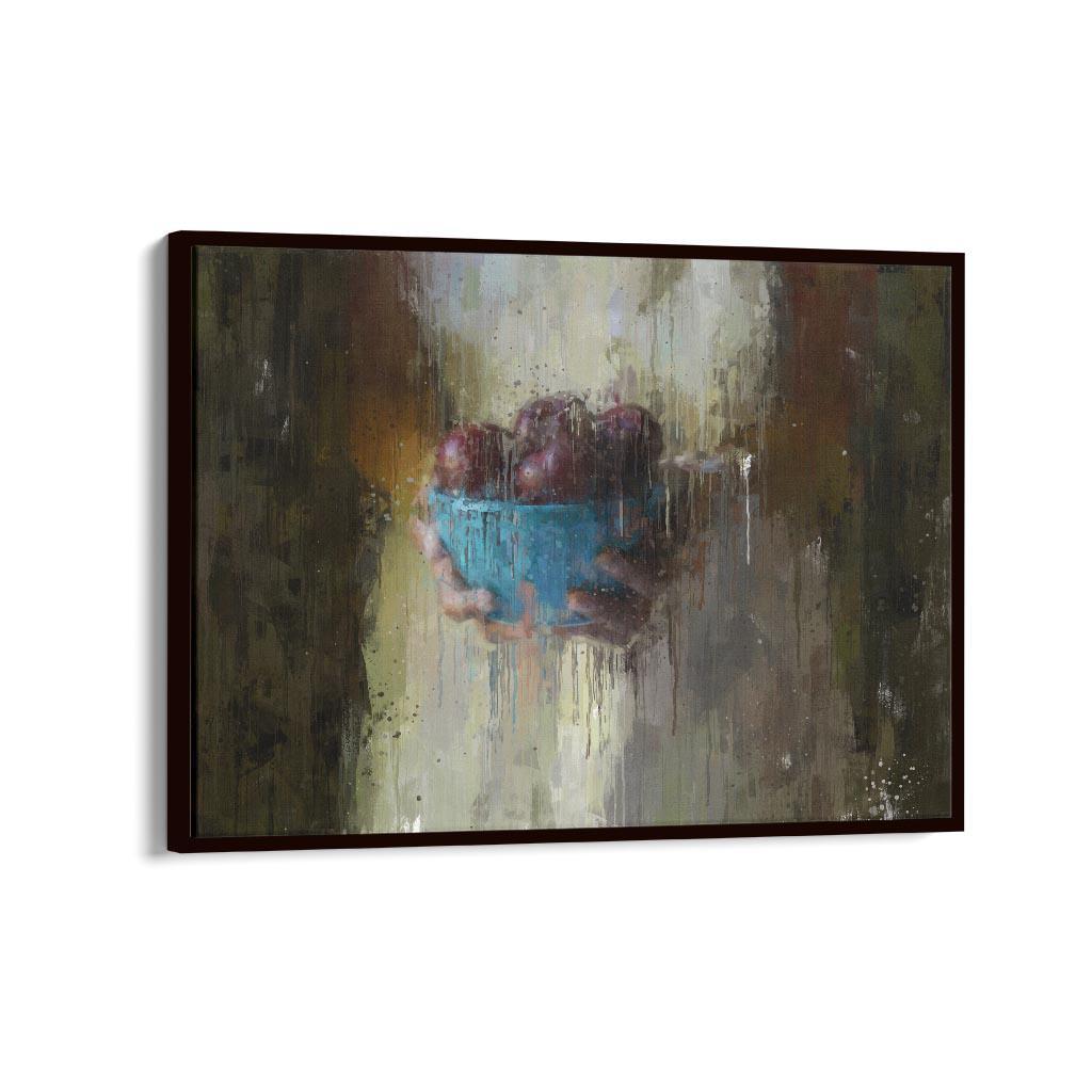 Fruit Oil Painting Framed Canvas-Abstract House