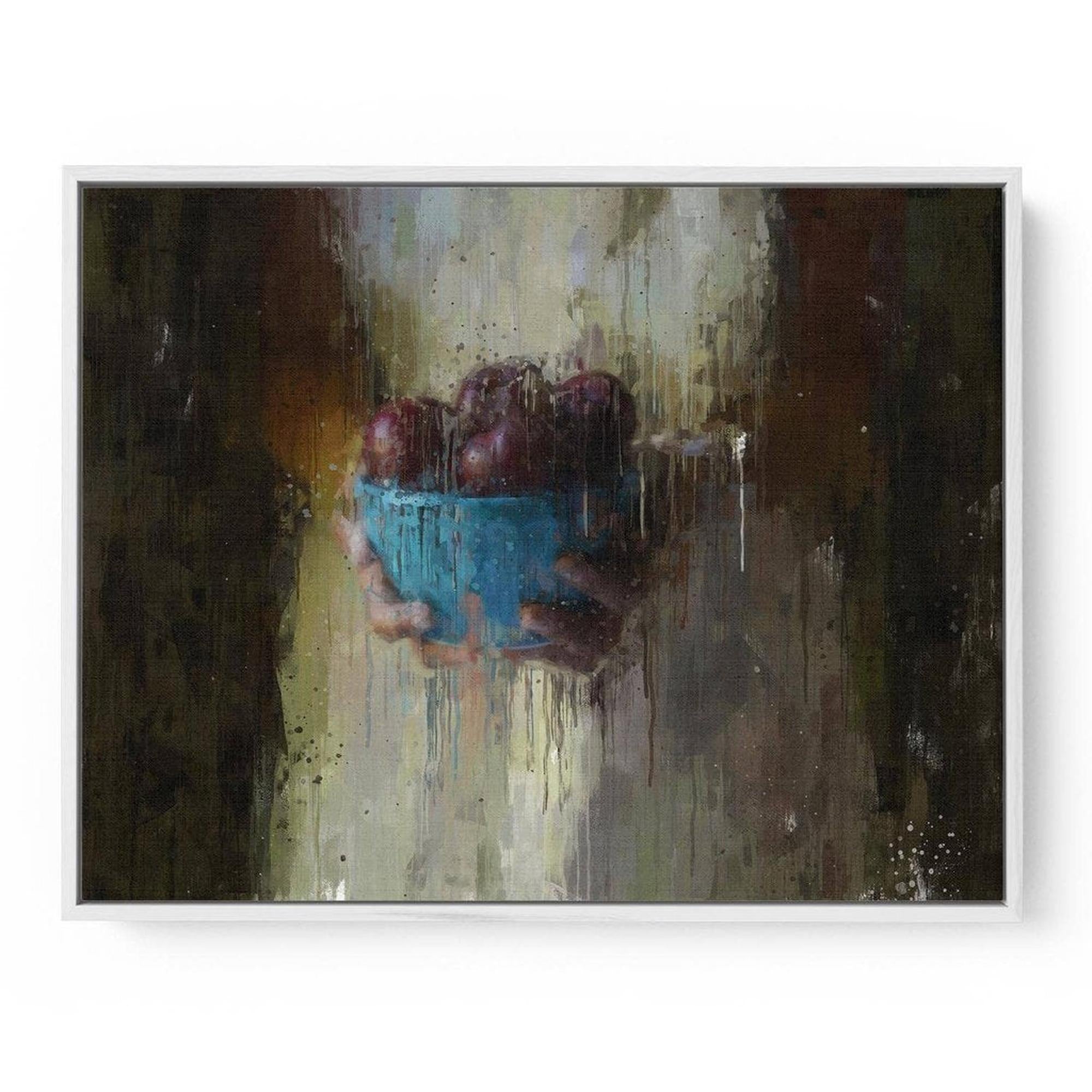 Fruit Oil Painting Framed Canvas