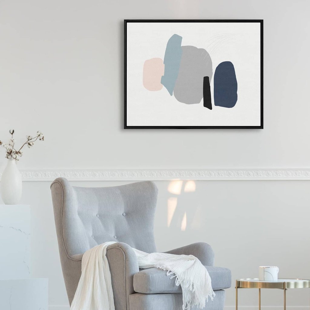 Minimal Pastel Colours Canvas Print