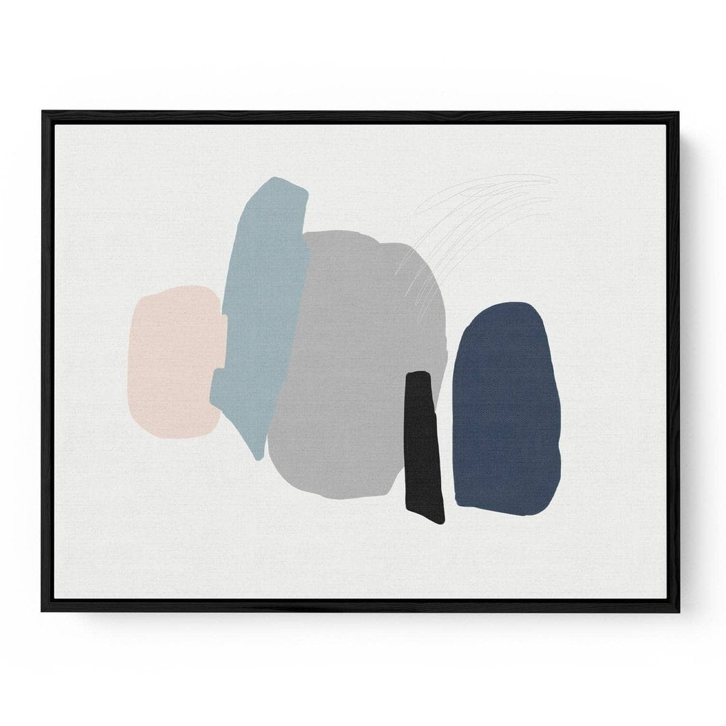 Minimal Pastel Colours Canvas Print