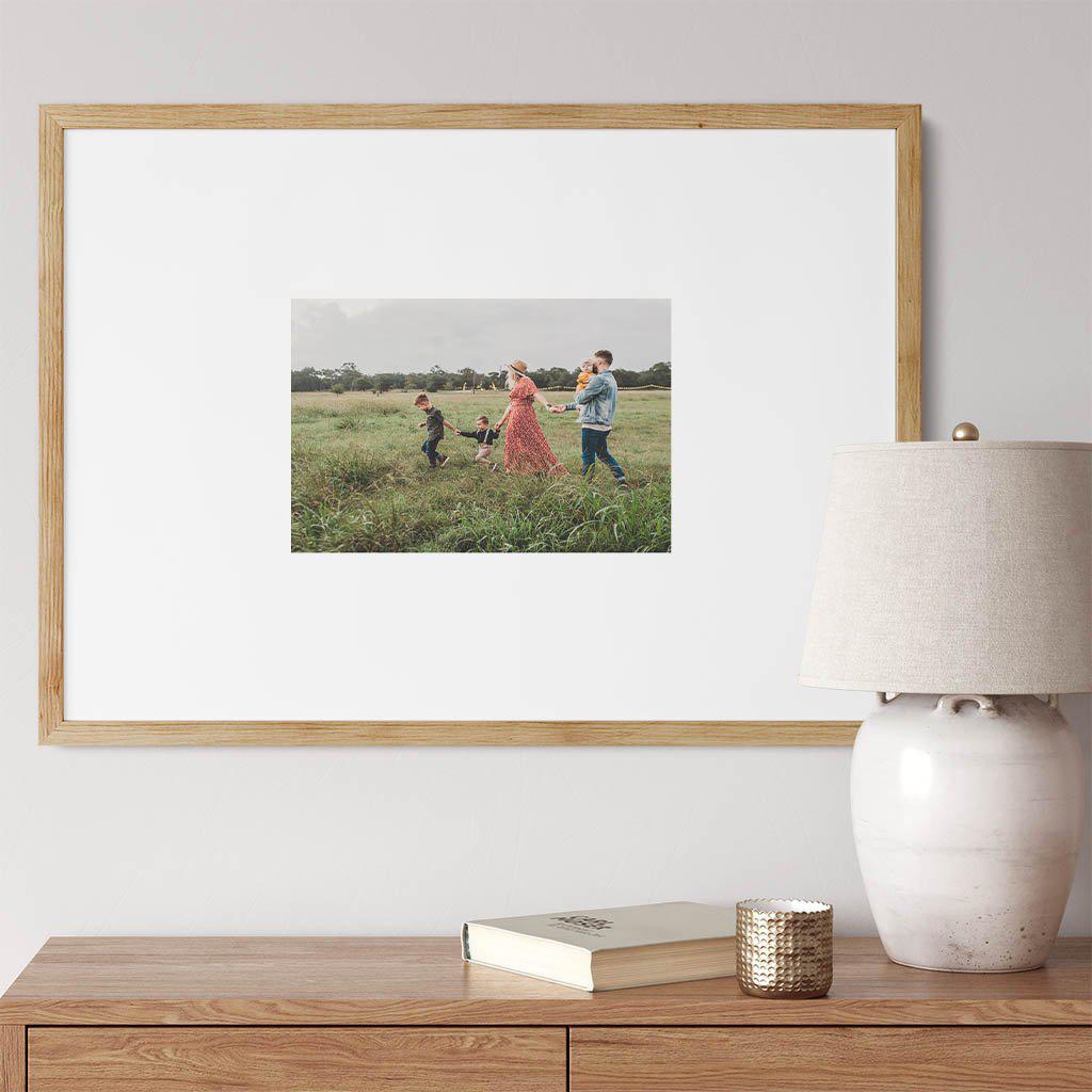 Photo Upload Framed Print 40x50cm Print Your Photo - Abstract House