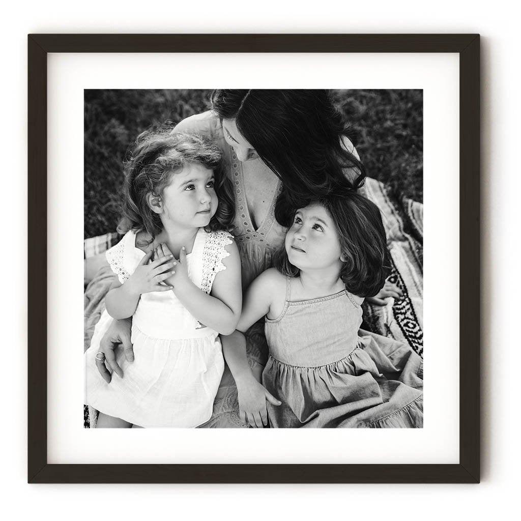 Print Your Photo - Framed 40x40cm Print Your Photo - Abstract House