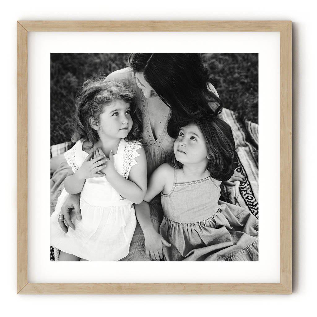 Print Your Photo - Framed 40x40cm Print Your Photo - Abstract House