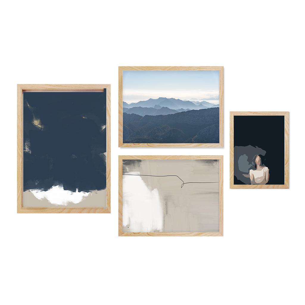 Sand and Sky Gallery Wall Art Gallery Wall Art - Abstract House