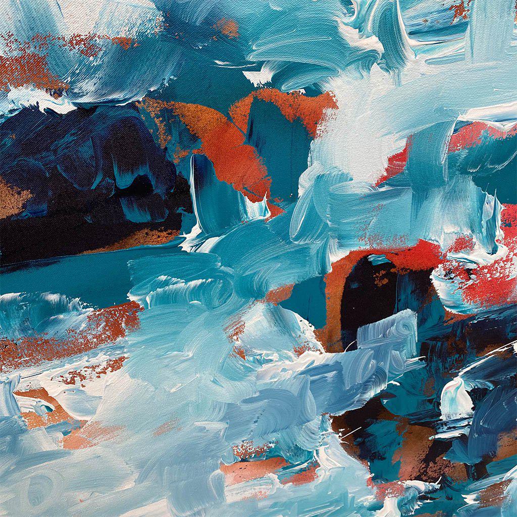 Time Is Lost - 150x76 cm - Original Painting Painting - Abstract House