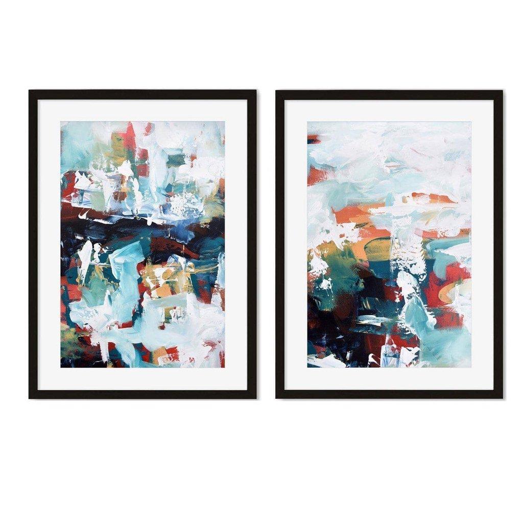 Turquoise Landscape - Print Set Of 2