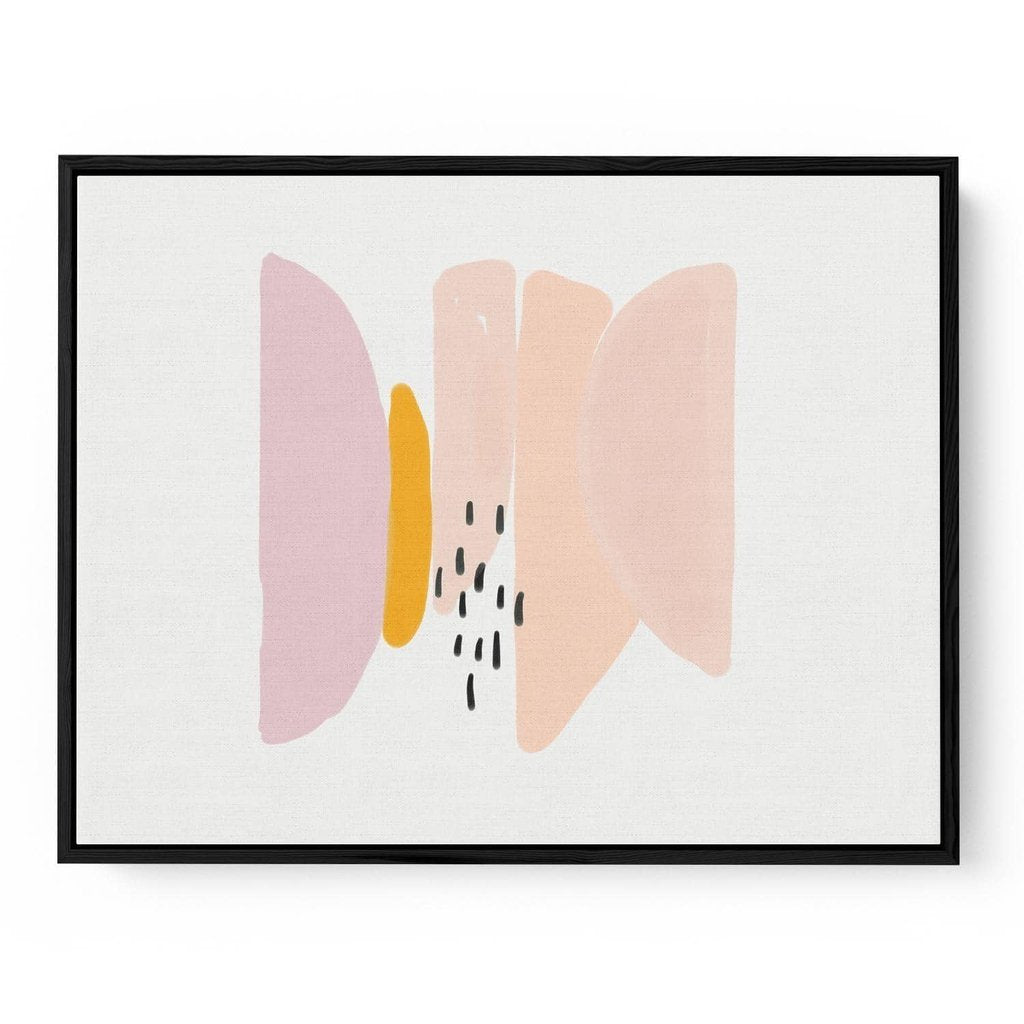Watercolour Shapes Canvas Print