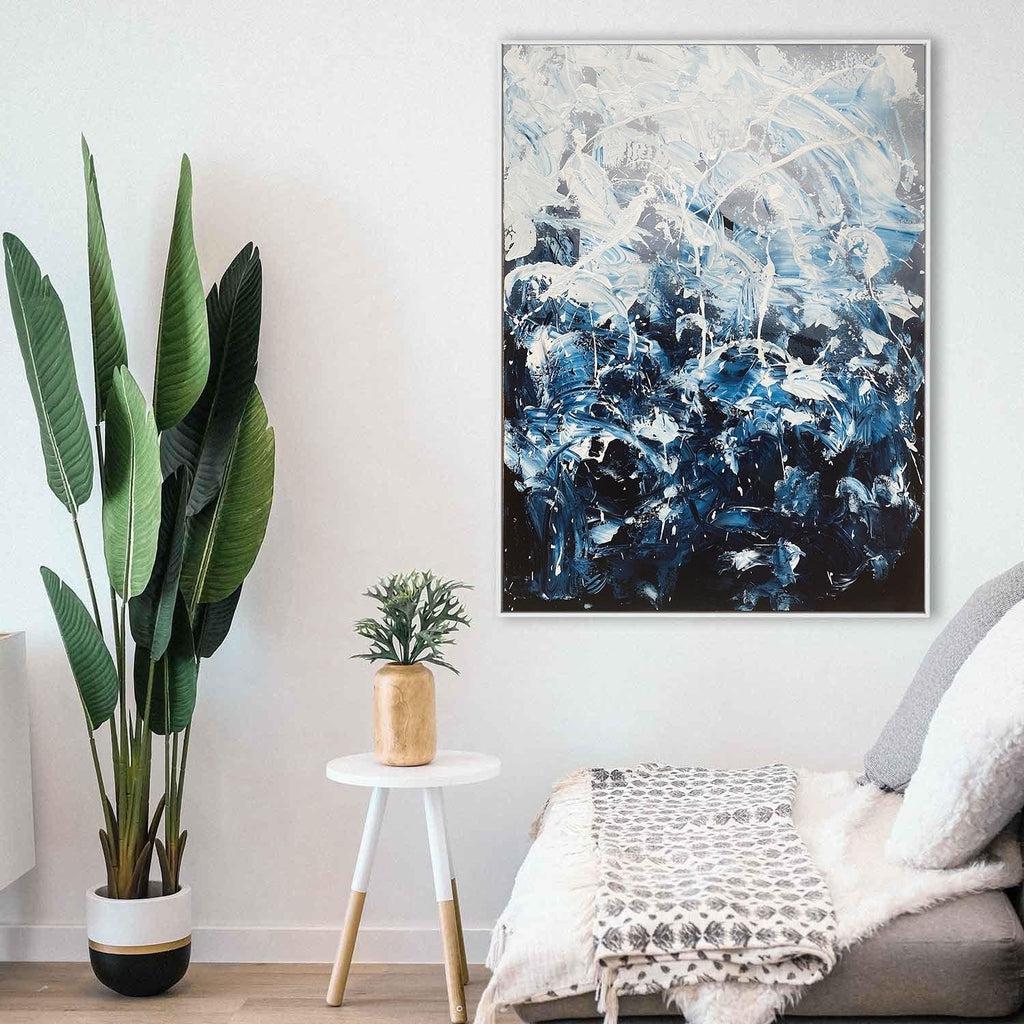 Waterfall - Original Painting Painting - Abstract House