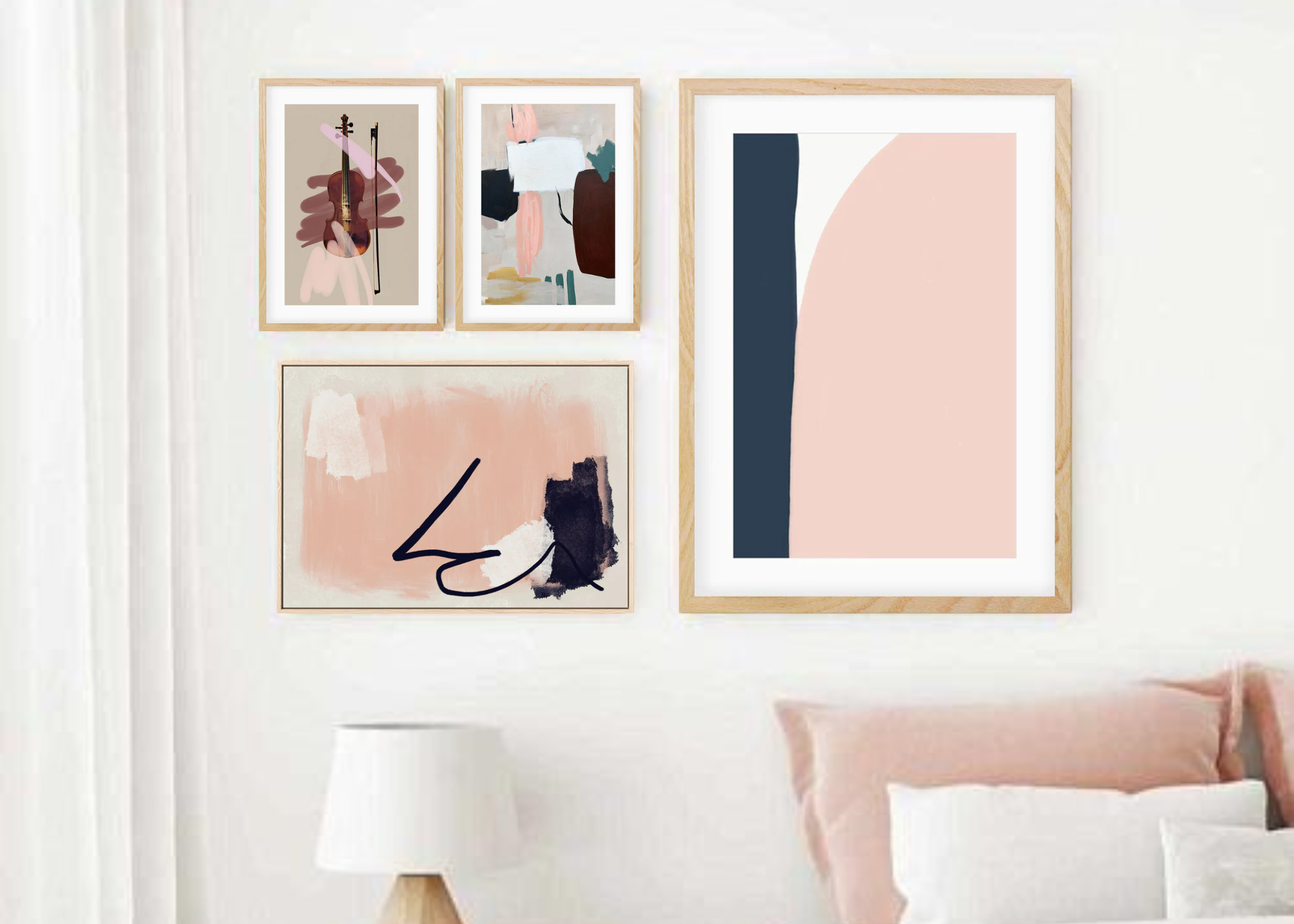 10 Pink Art Prints You Need Right Now-Abstract House