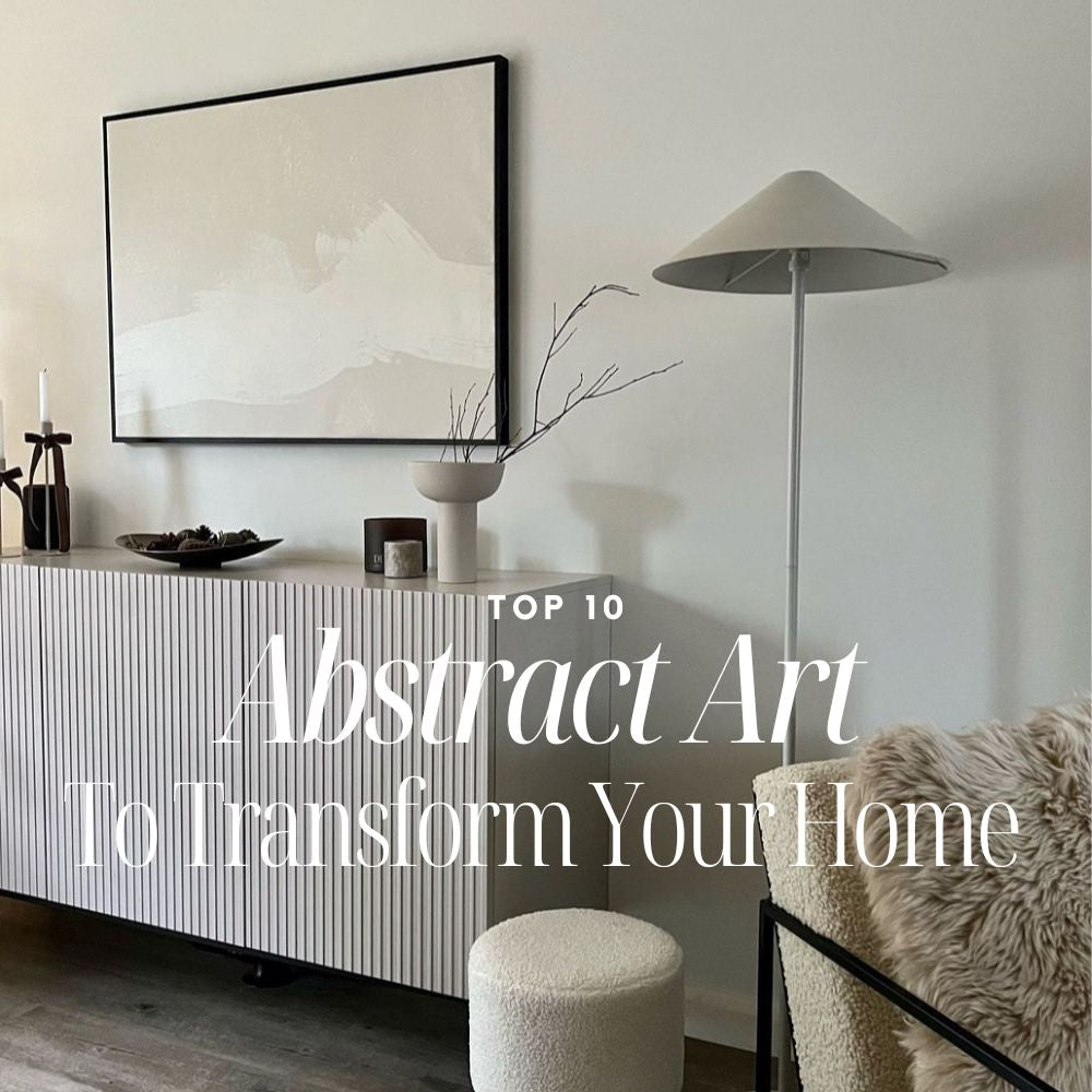 10 Abstract Artworks To Transform Your Home In 2024-Abstract House