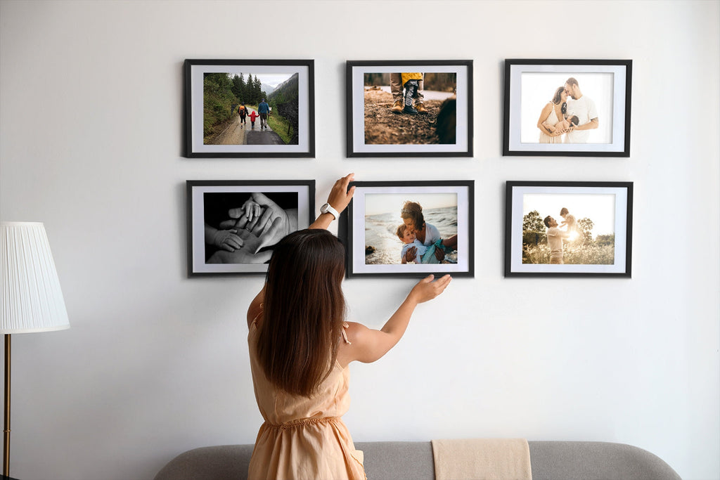 Wide Mounted Frames. Frames With a Large Mount to Display Your Photographs  or Artwork. 