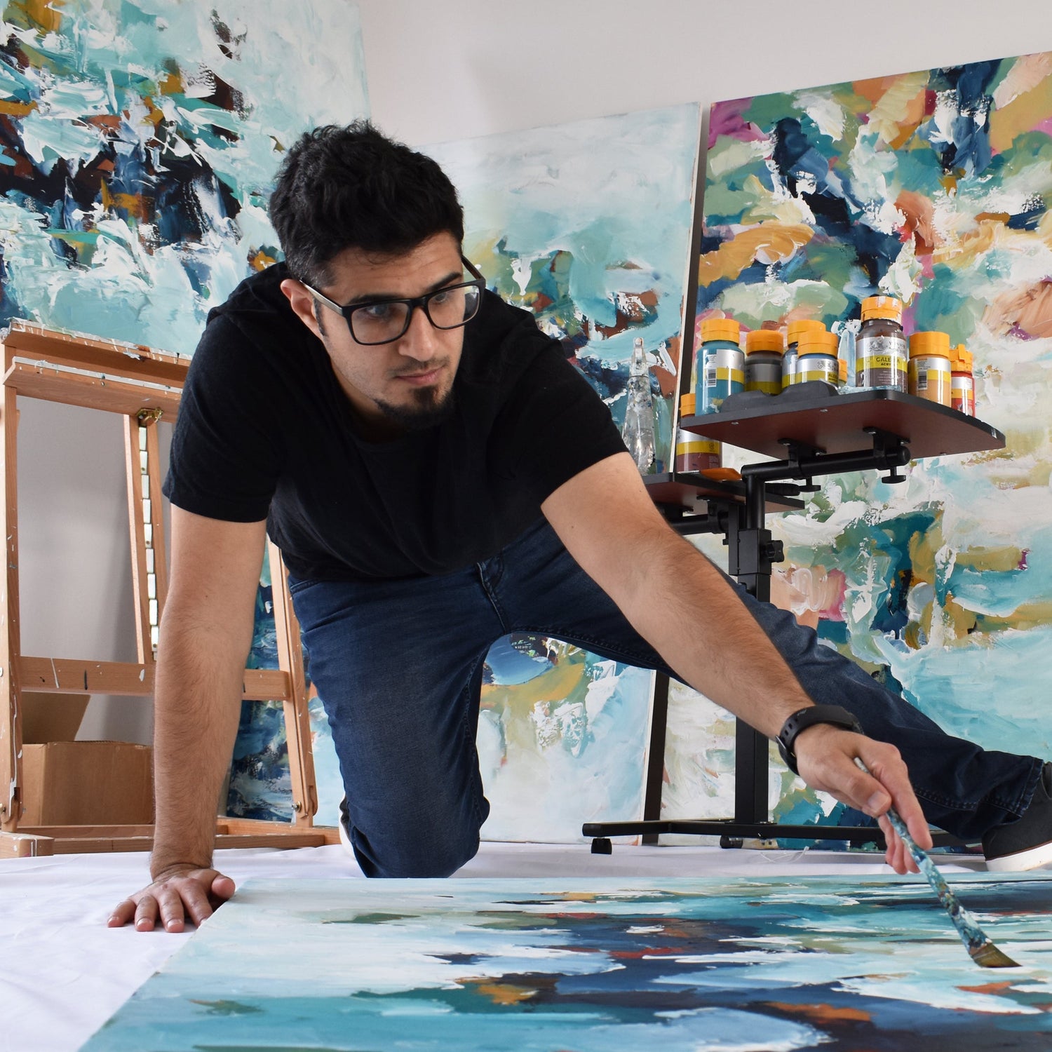 The Story Behind The Art: Artist Interview With Omar Obaid-Abstract House