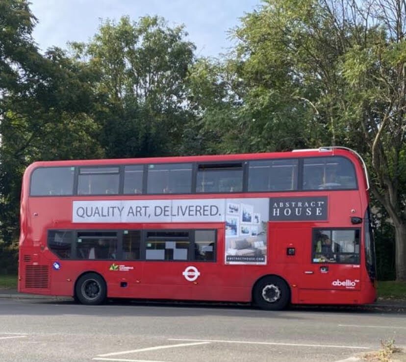 Abstract House Takes Over London Buses In Outdoor Campaign - Abstract House