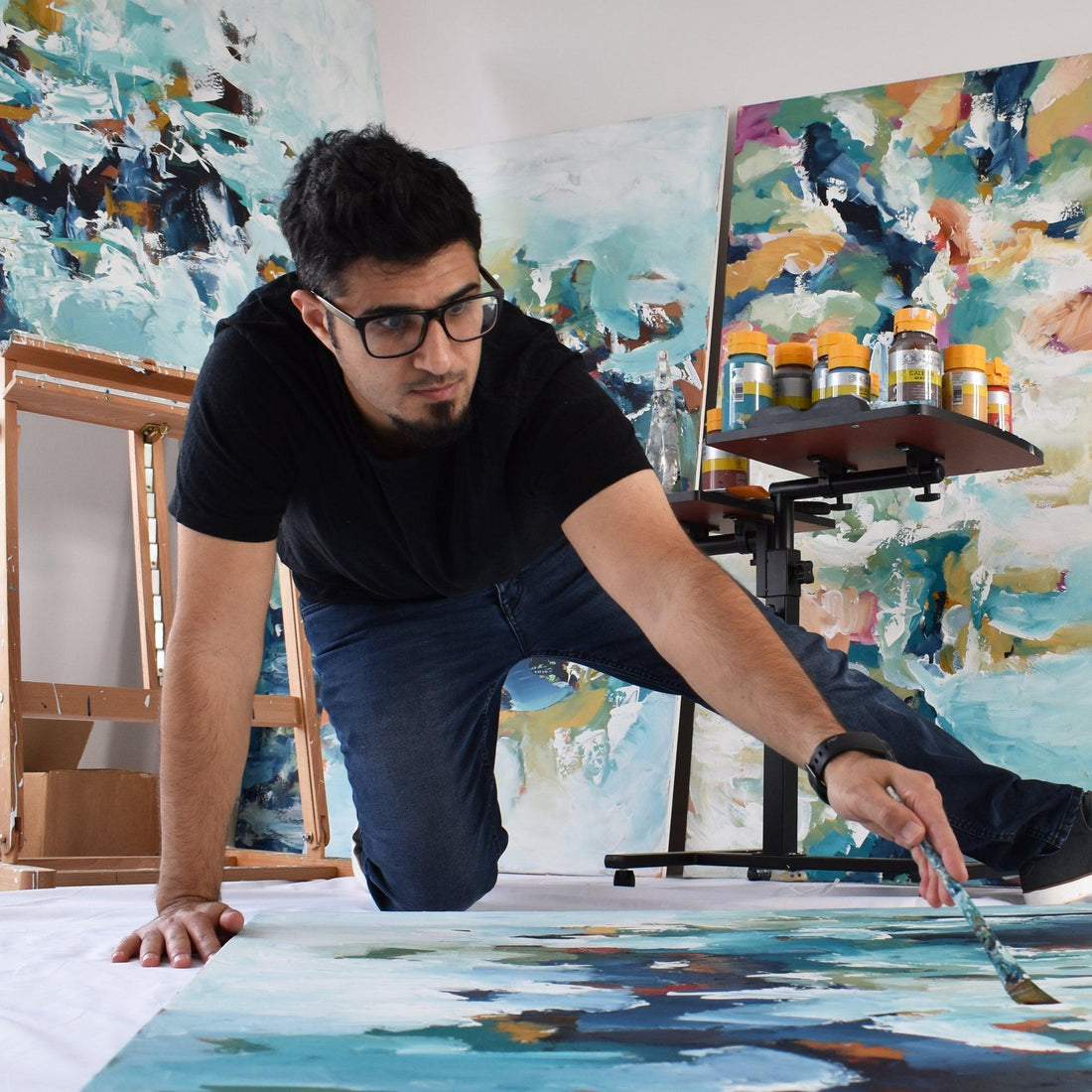 The Story Behind The Art: Artist Interview With Omar Obaid-Abstract House
