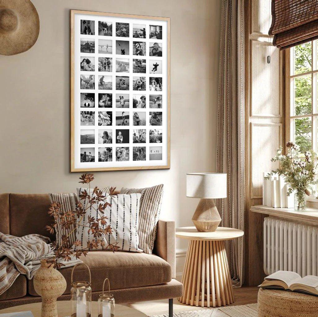 Multi Aperture Photo Collage Frames - Abstract House