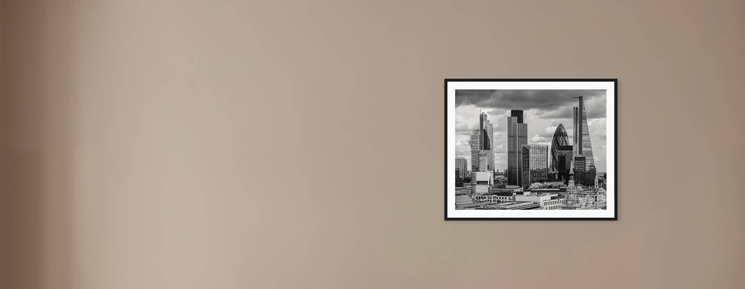 Black & White Art Prints-Abstract House