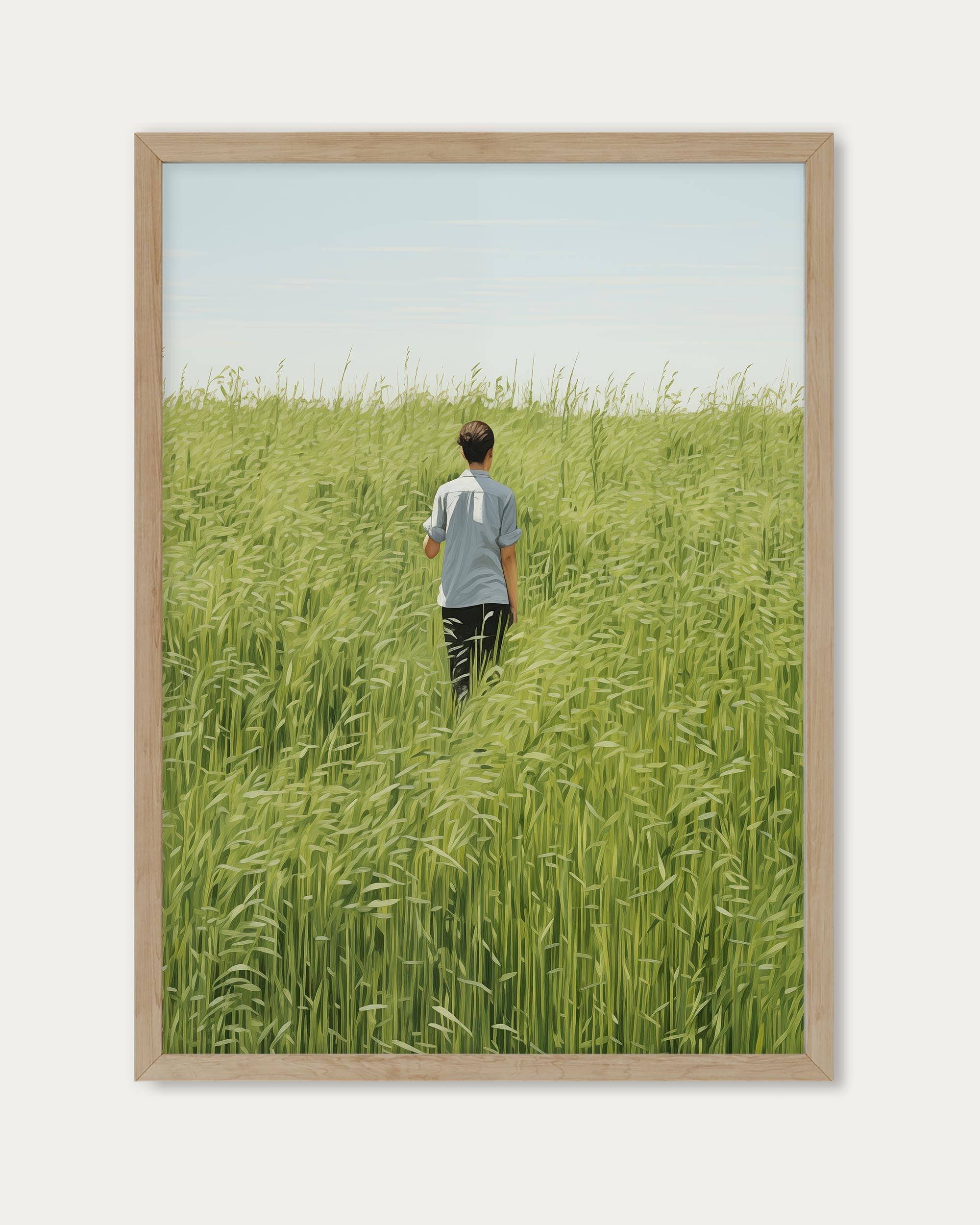 High Grass Wall Art Print