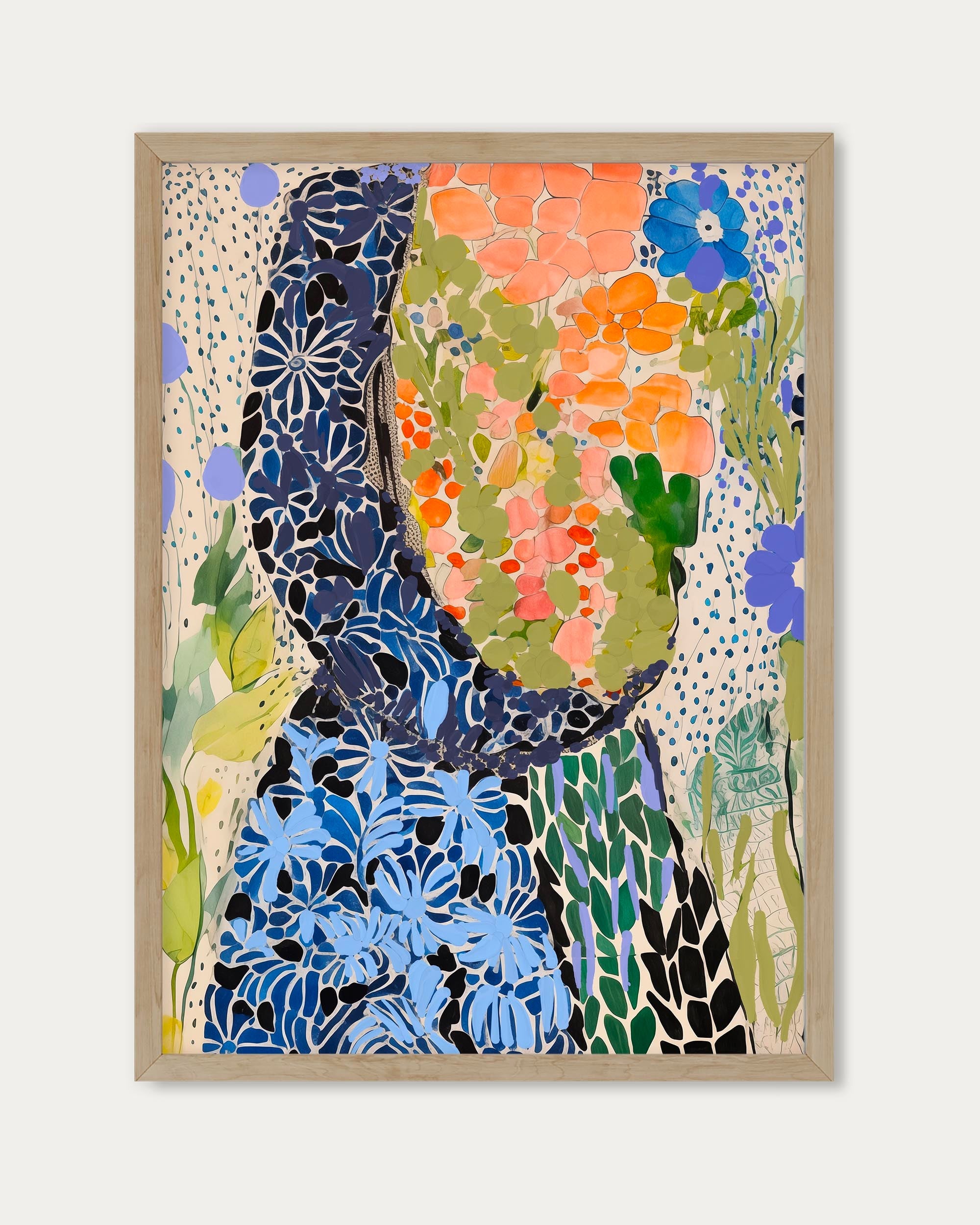 Floral Mosaic Art Print