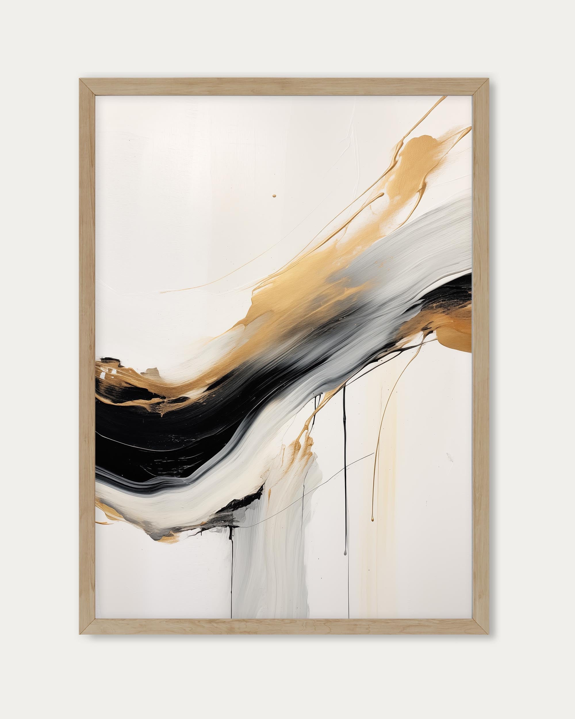 Gold And Black Wall Art