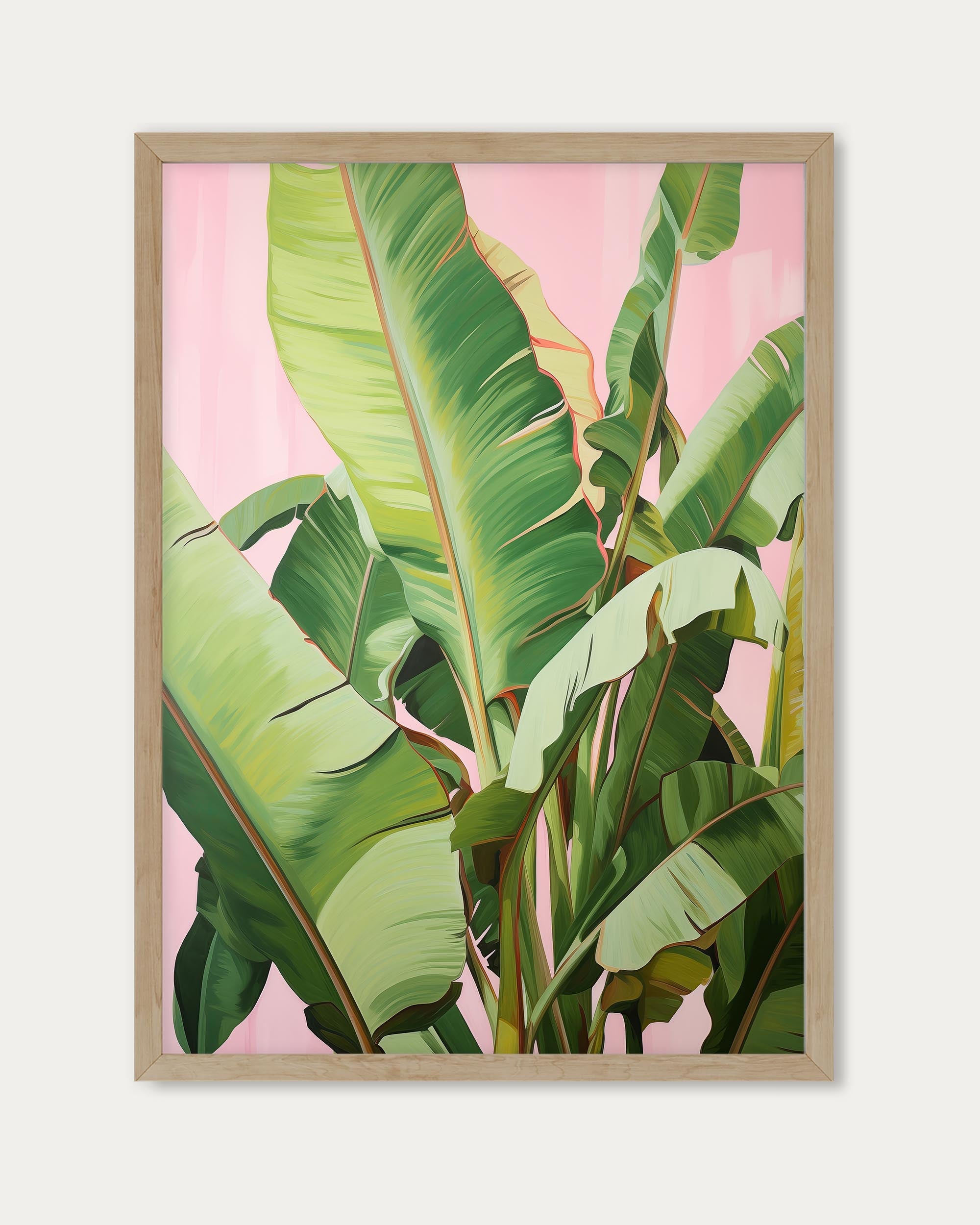 Banana Tree Illustration Wall Art