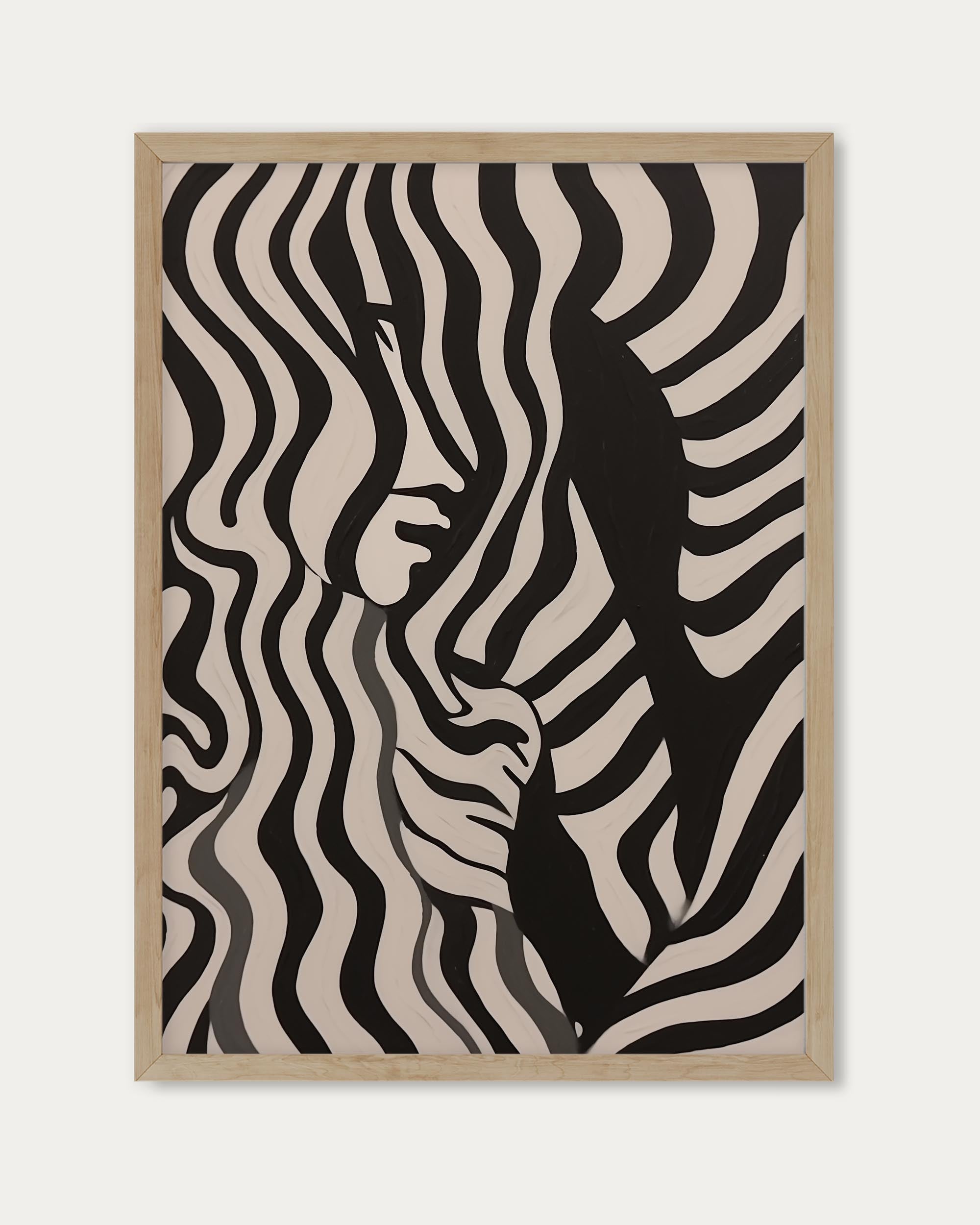 Monochrome Shadows Art Print