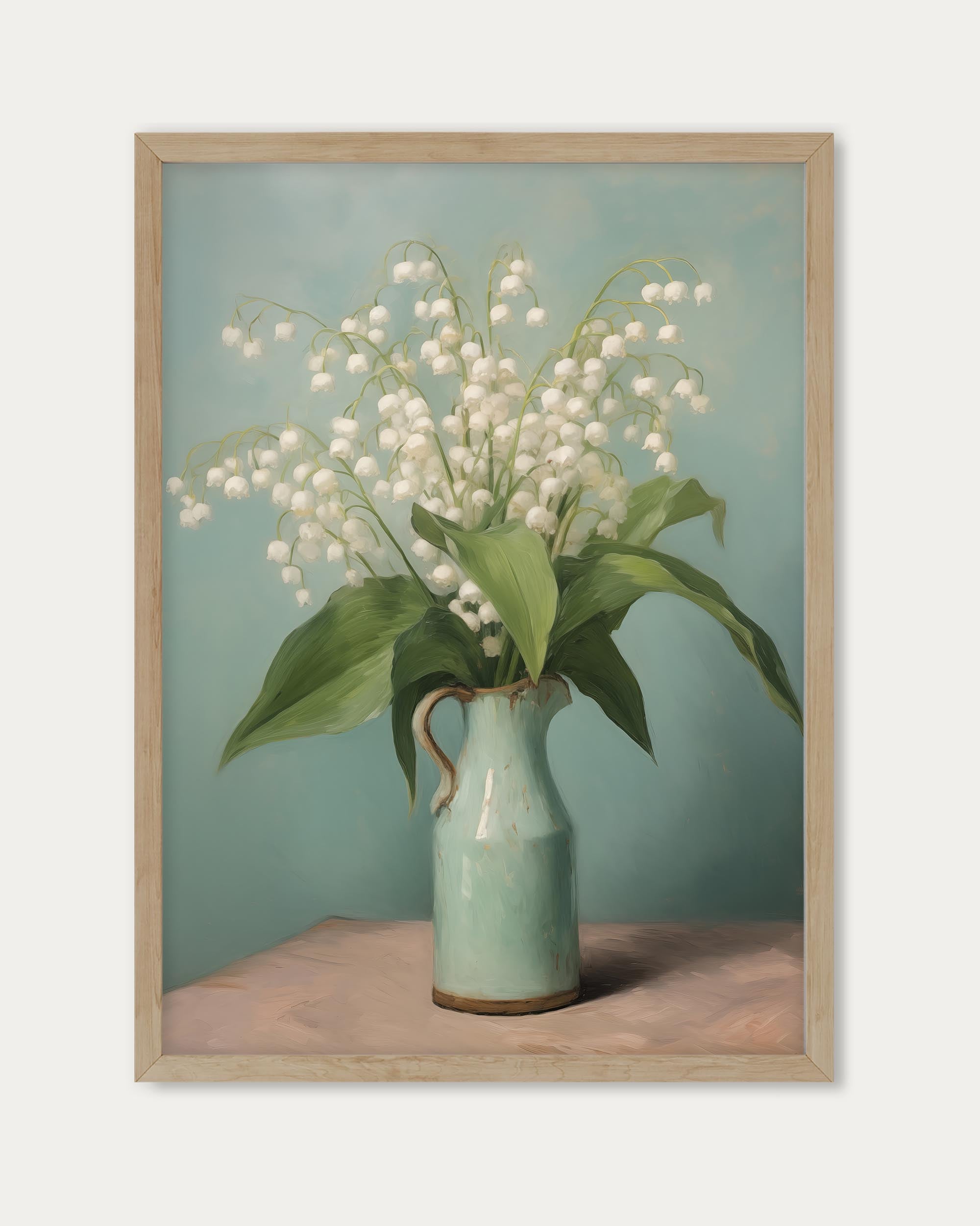 White Flowers Wall Art