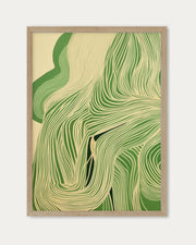 Green Wave II Art Print