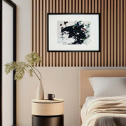 Colour Psychologies IV Framed Painting-Abstract House framed original painting in modern bedroom