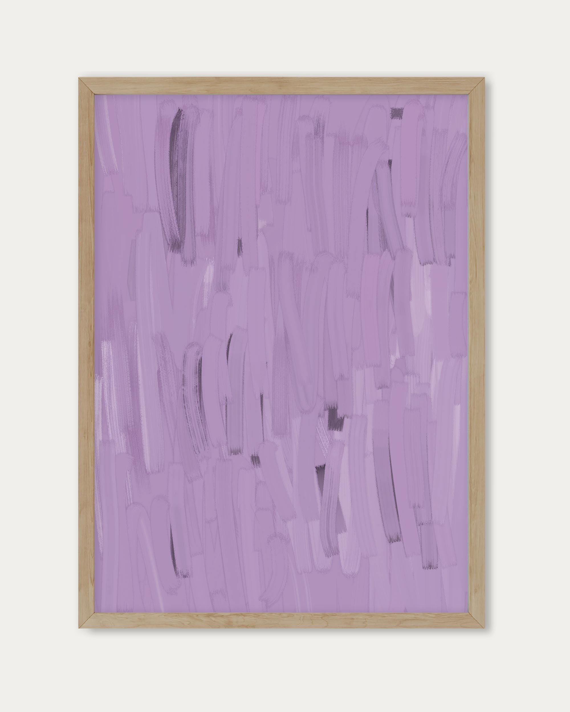 Purple Lines Wall Art