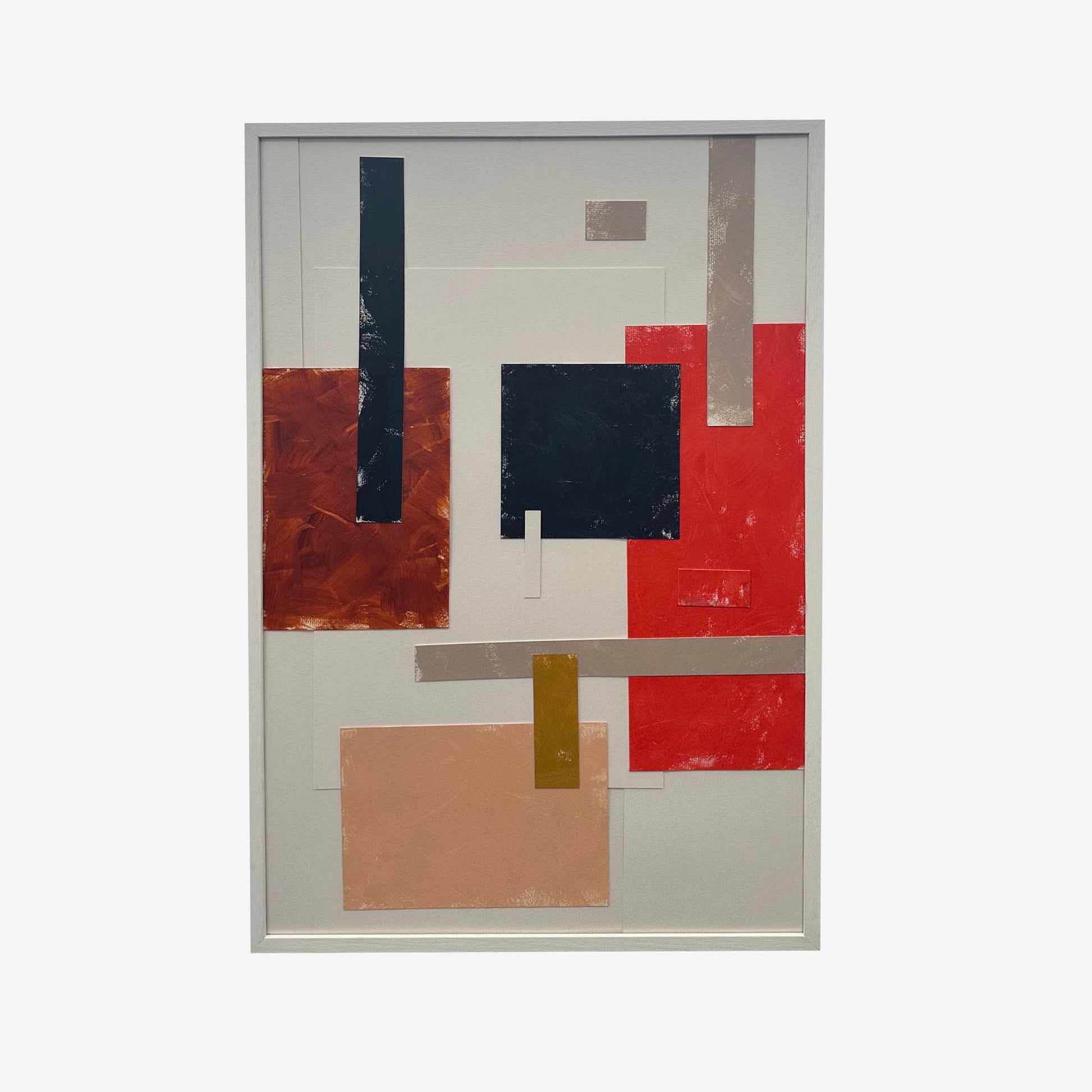 Collage Compositions I-Abstract House