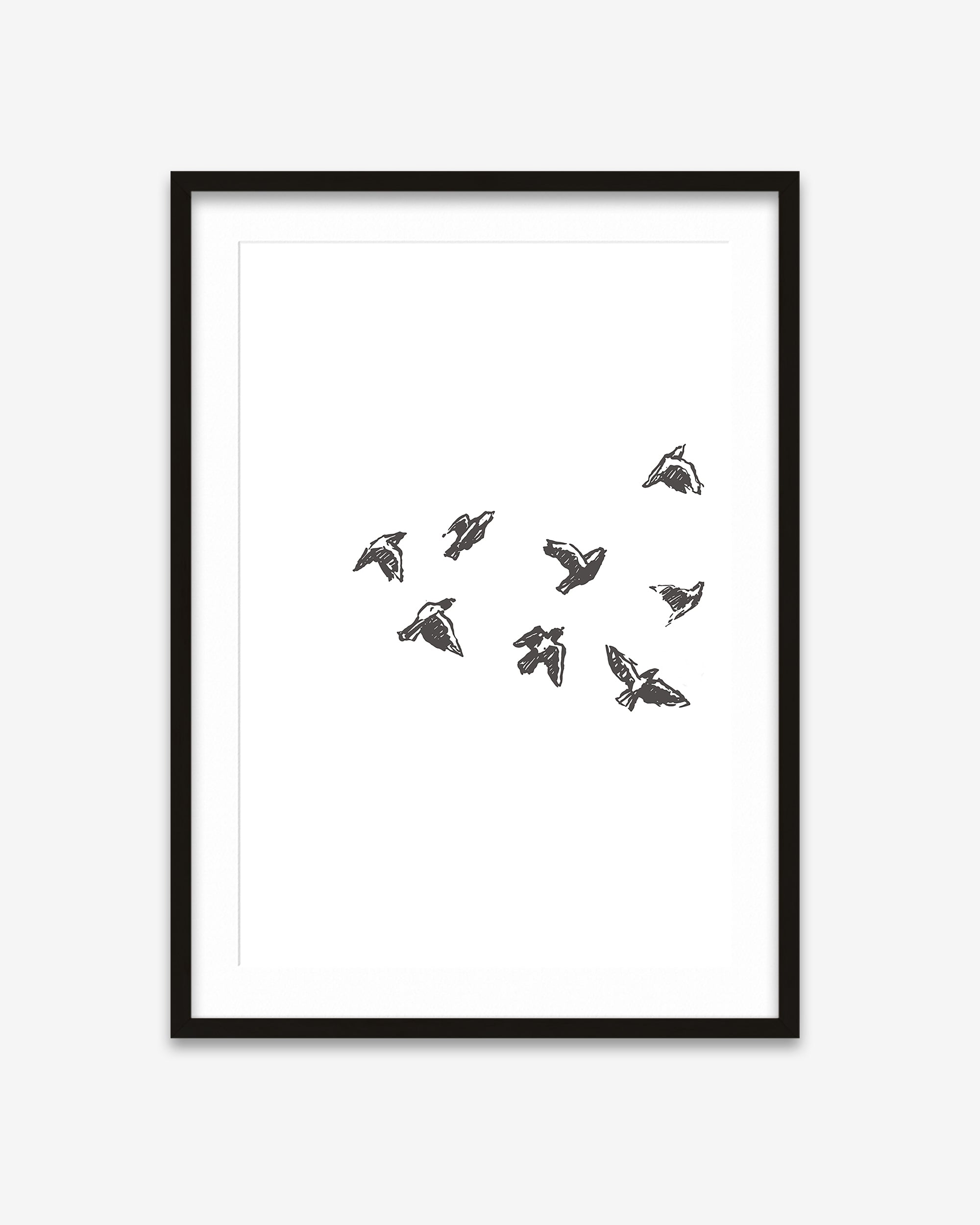 Watercolour Birds 1 Art Print
