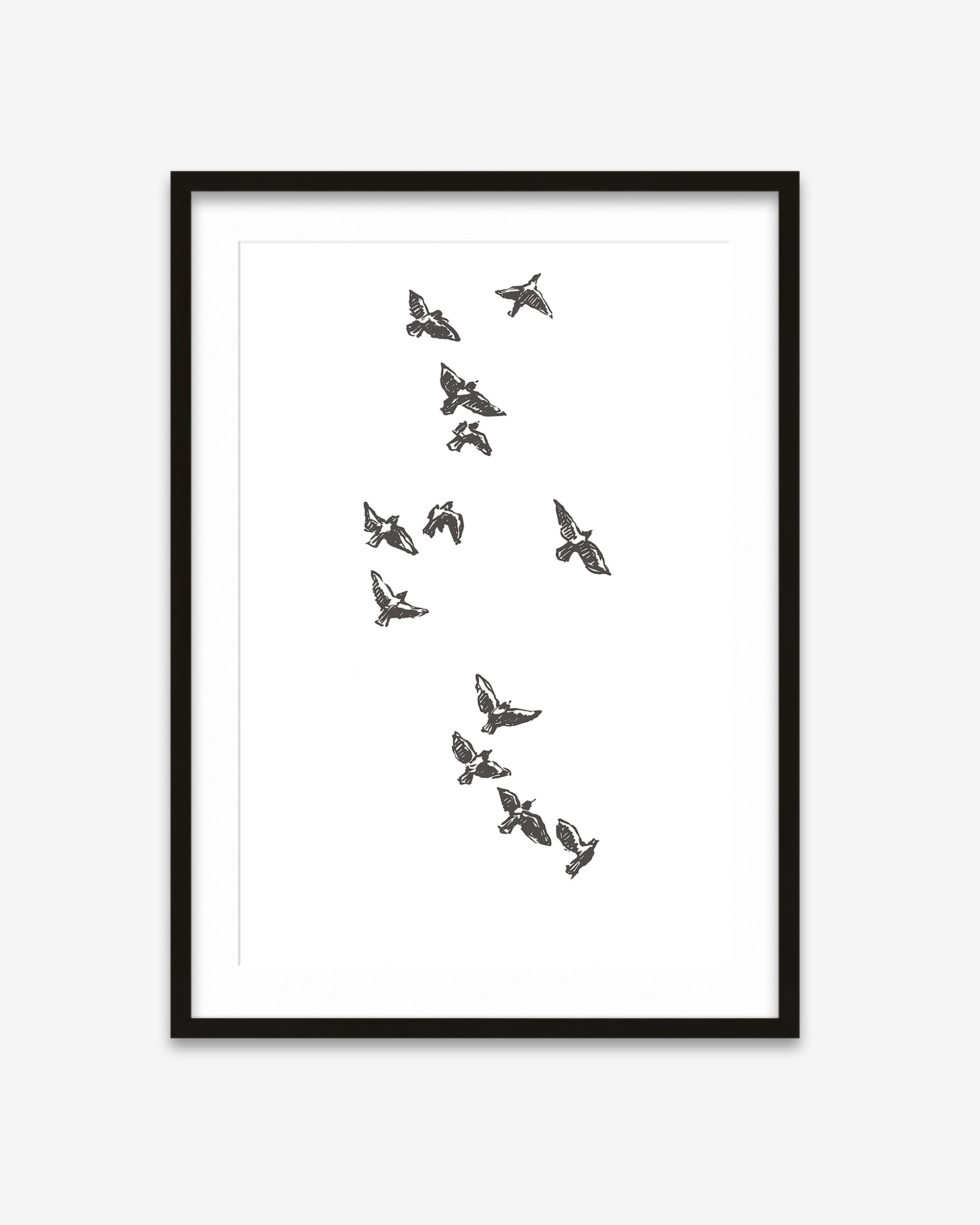 Watercolour Birds 3 Art Print