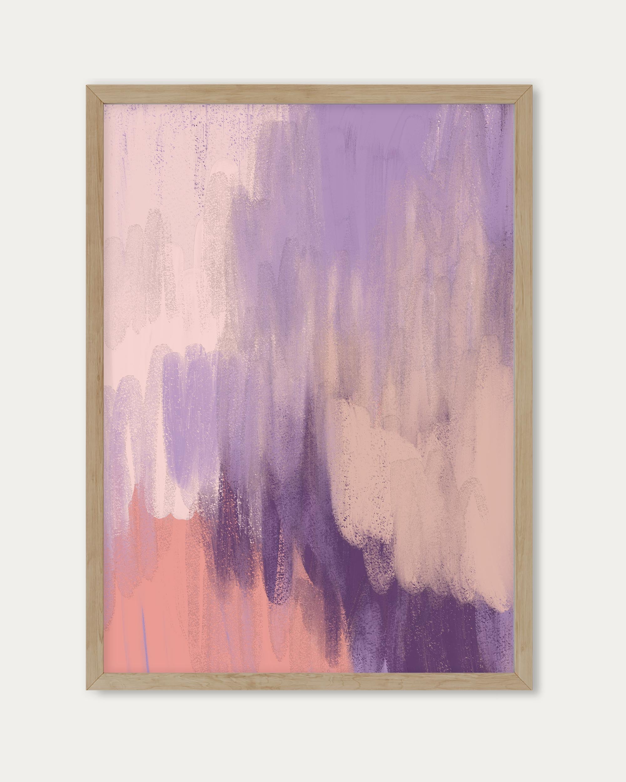 Purple Haze Abstract Wall Art