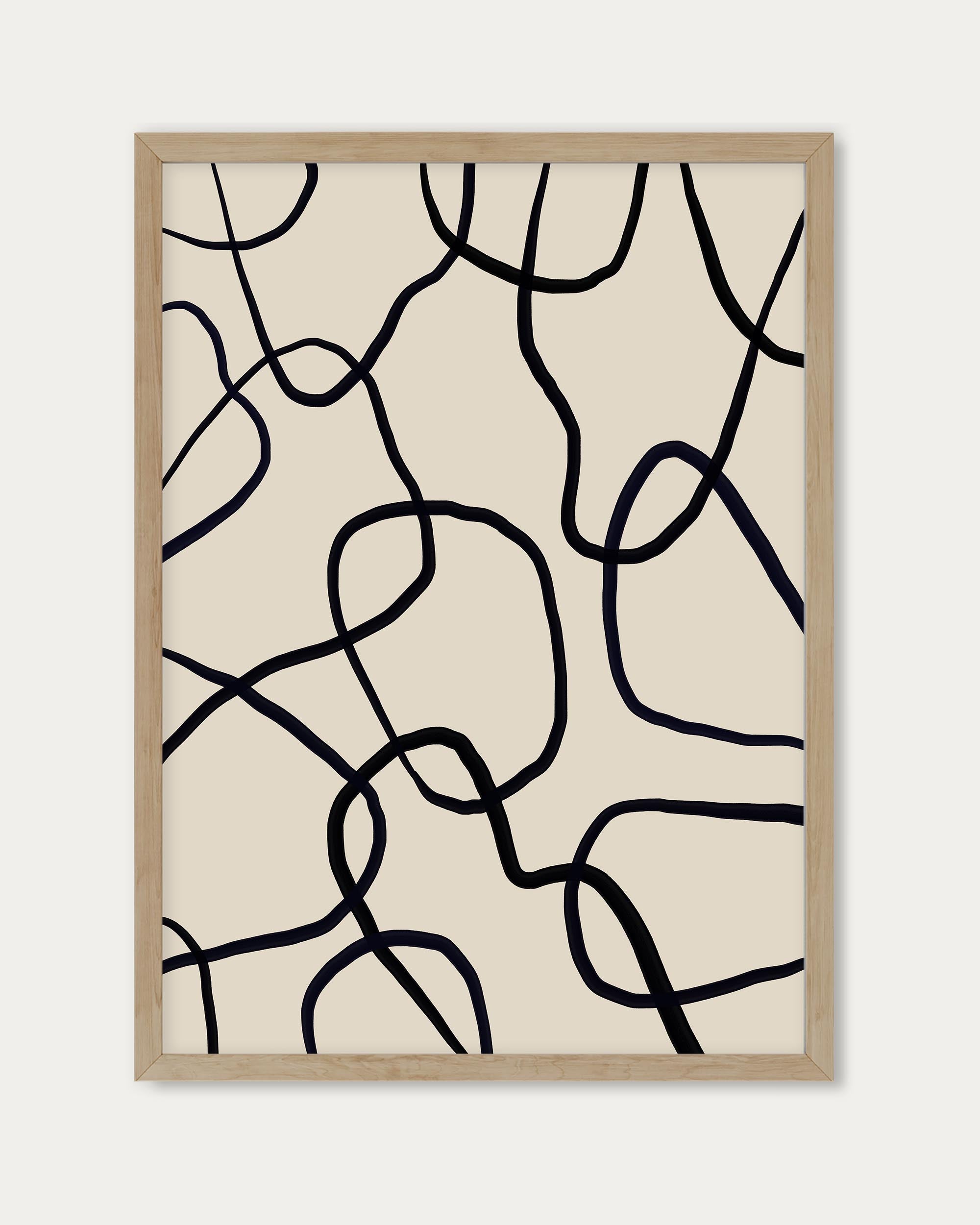 Monochrome Mesh Wall Art