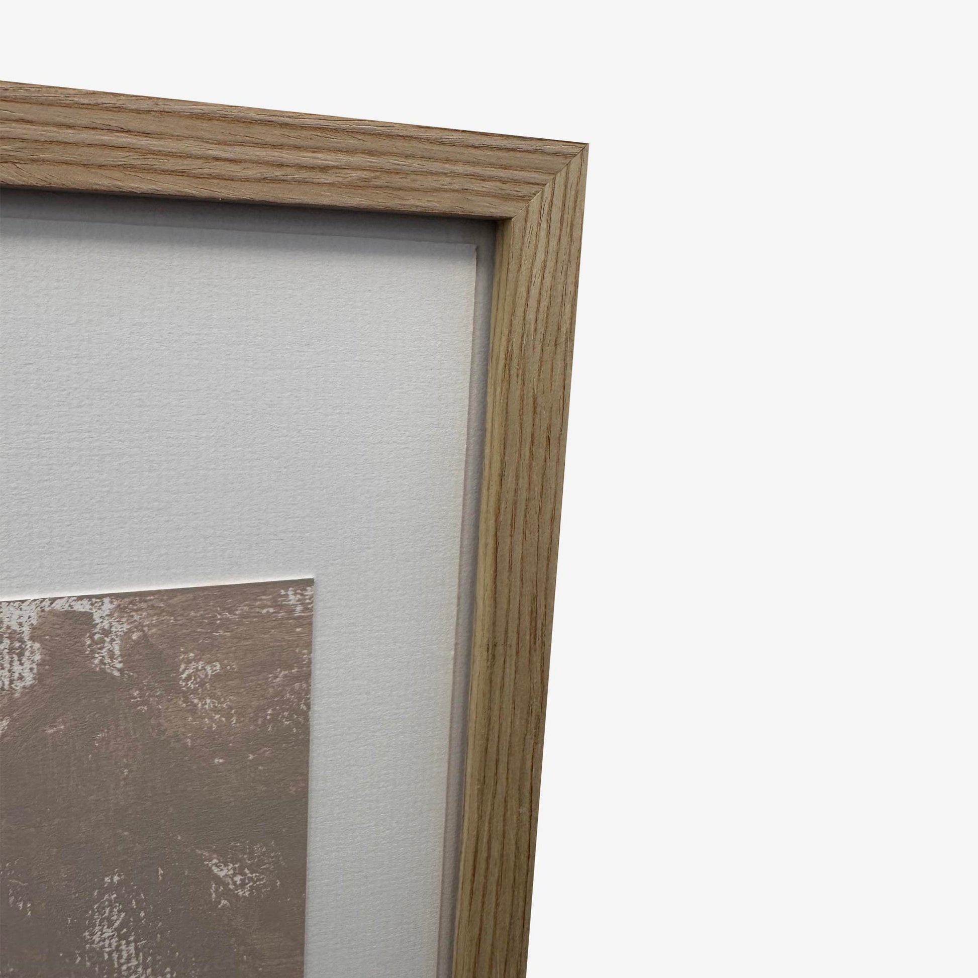 Composition In Taupe, Red And White-Abstract House