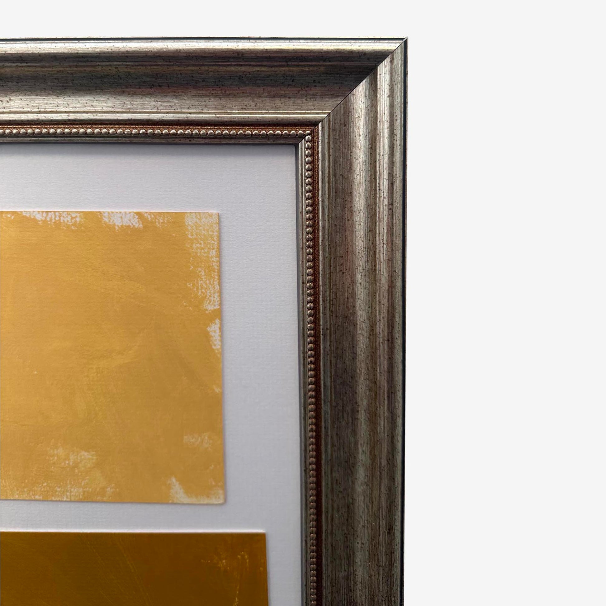 Composition In Gold, Brown And Taupe-Abstract House