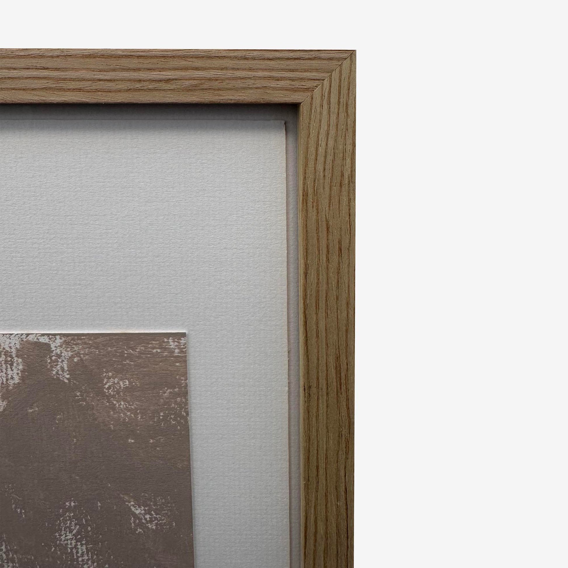 Composition In Taupe, Red And White-Abstract House