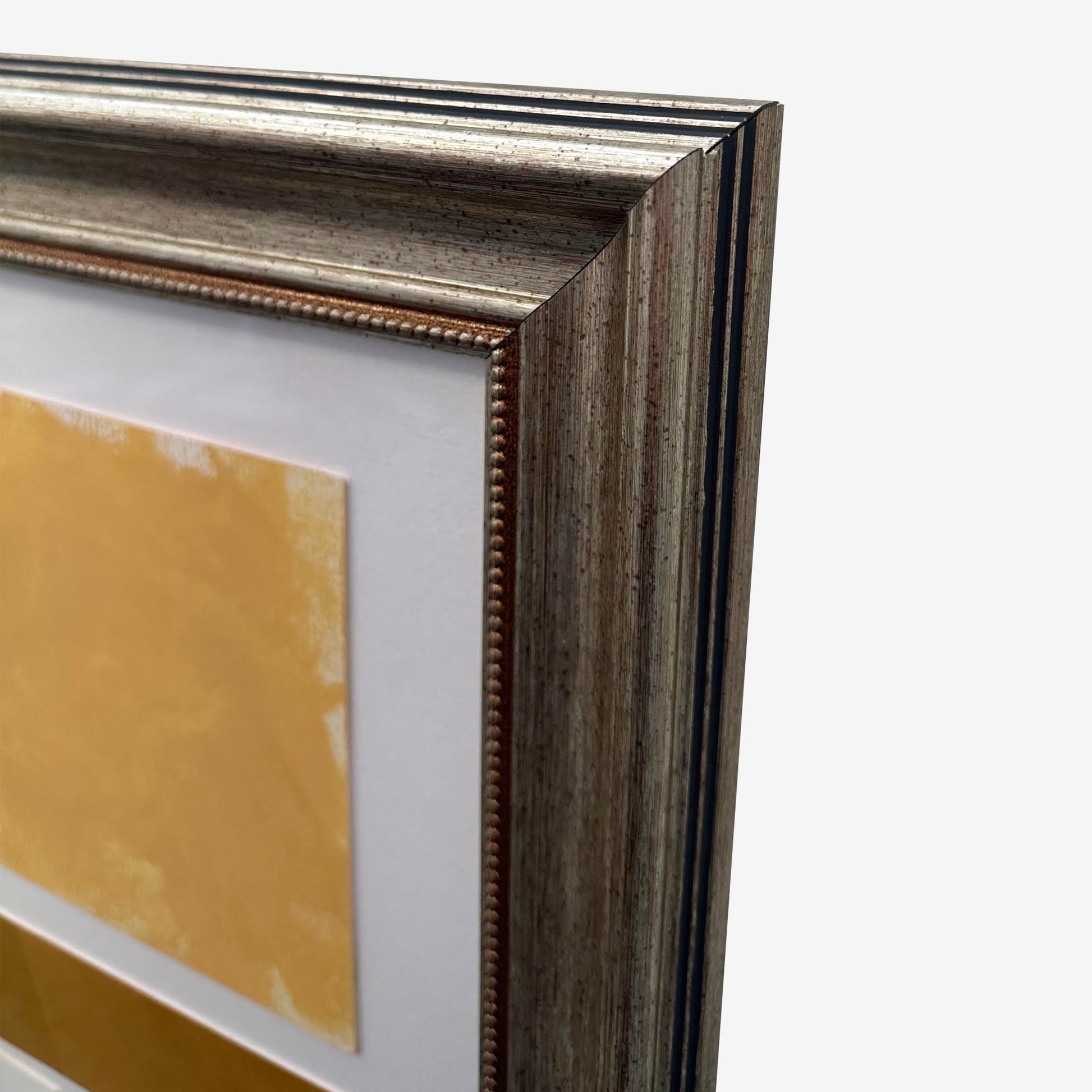 Composition In Gold, Brown And Taupe-Abstract House