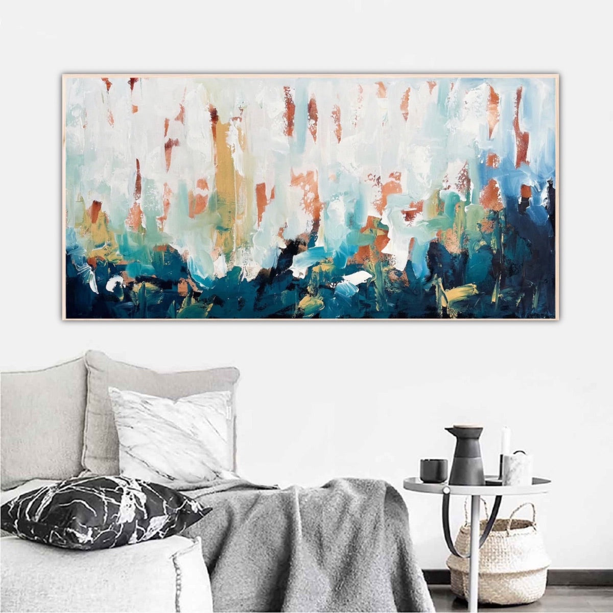 Wild Walk - Original Painting-Abstract House
