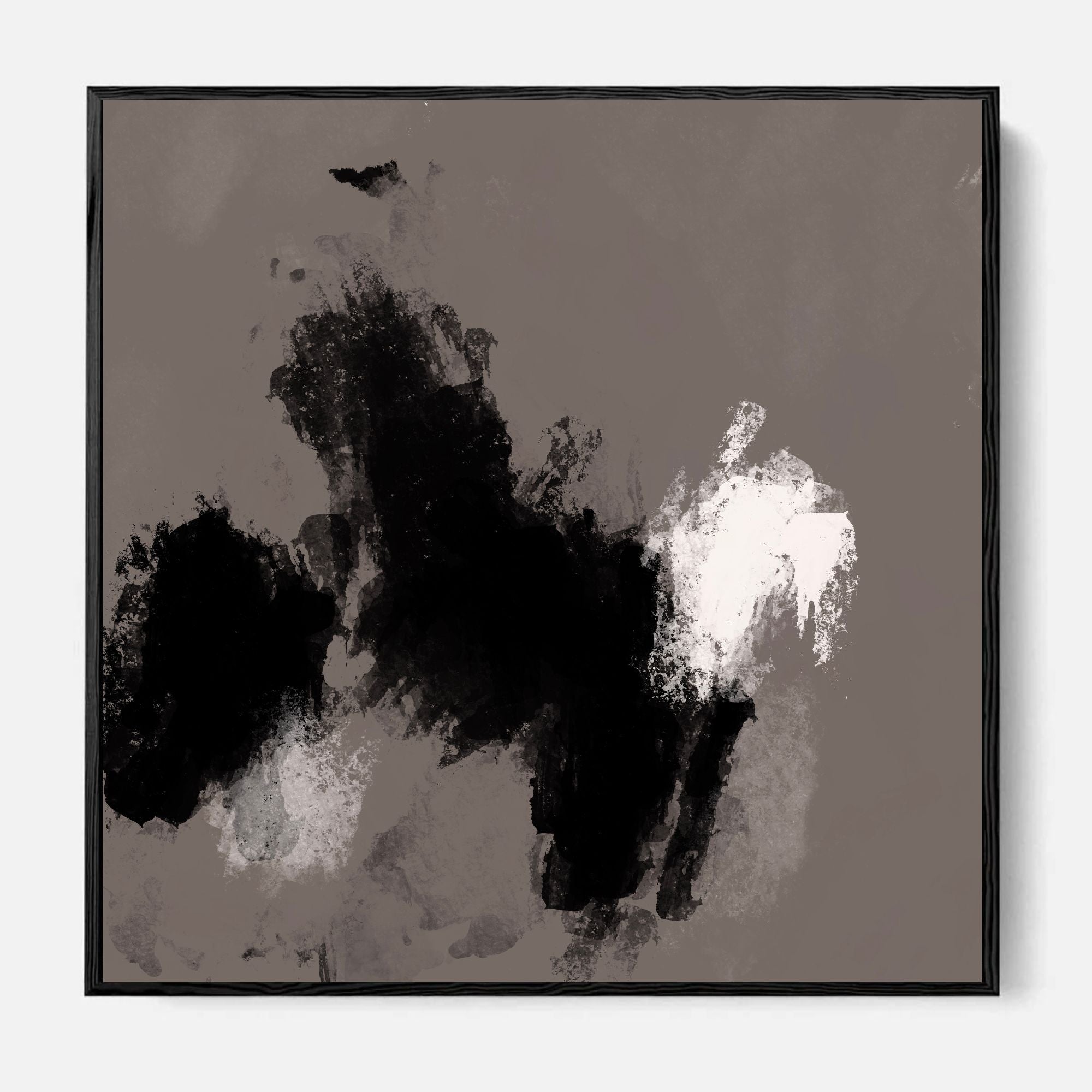 Dark Hues III Framed Canvas
