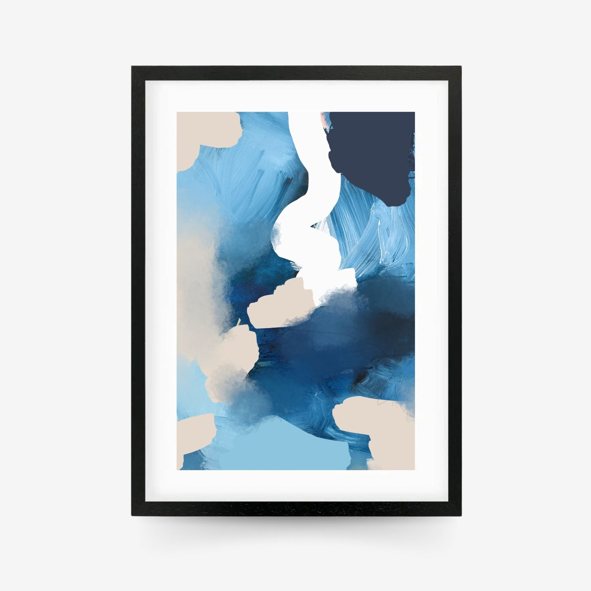 Iceberg Framed Art-Abstract House