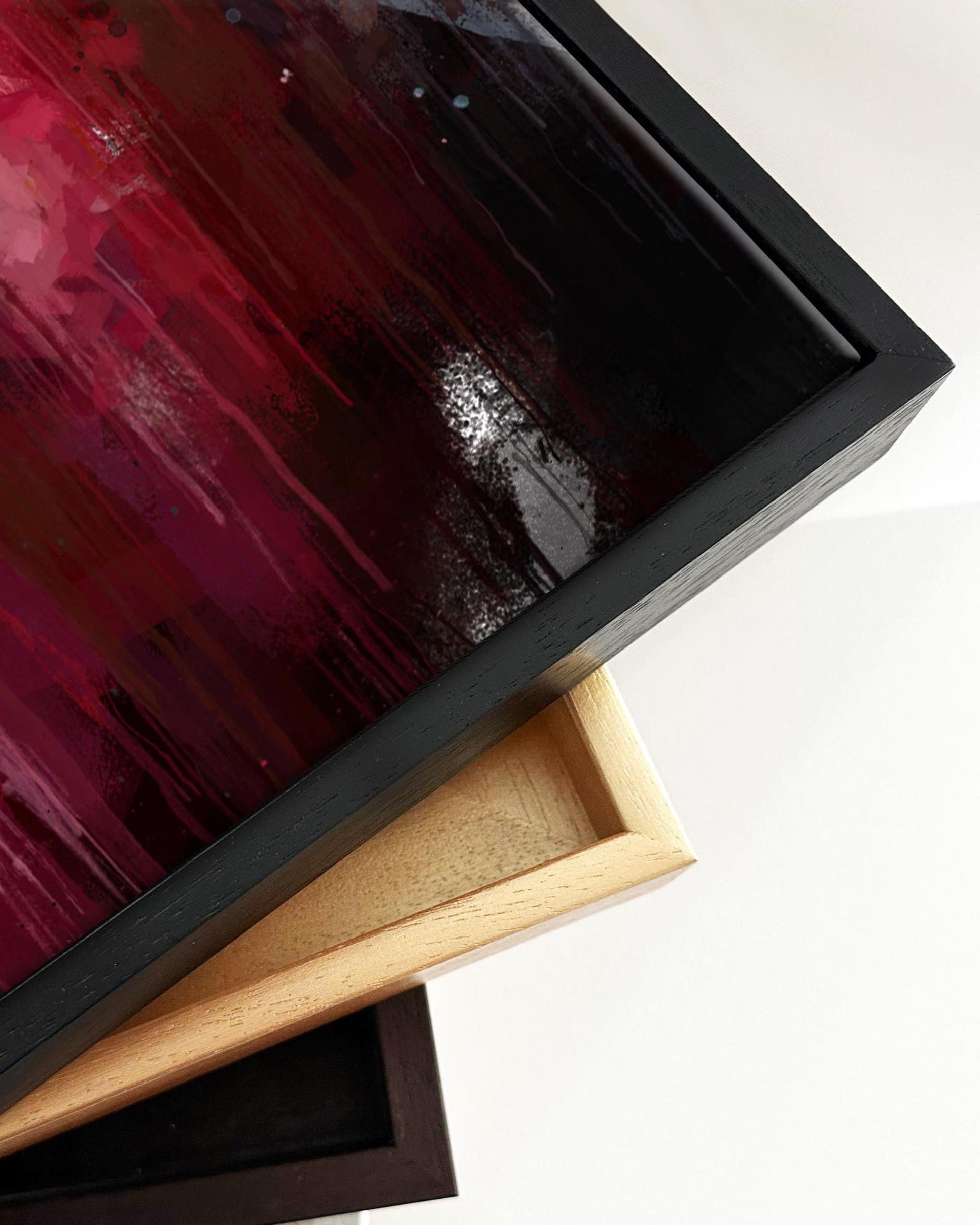 Red Apples Still Life Painting Framed Canvas-Abstract House