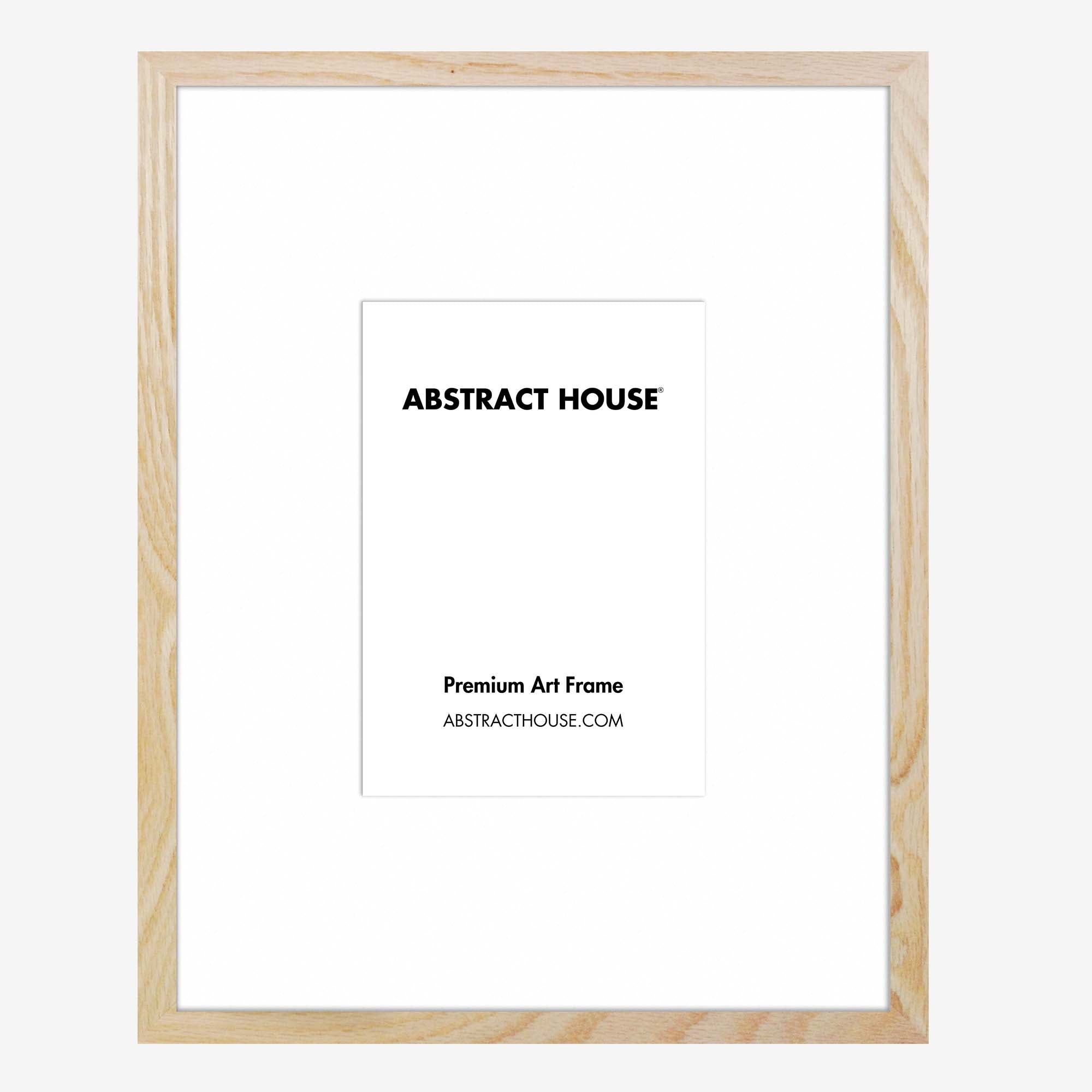 40x50 cm Wooden Picture Frame-Oak-A4 / 21 x 30 cm-Abstract House