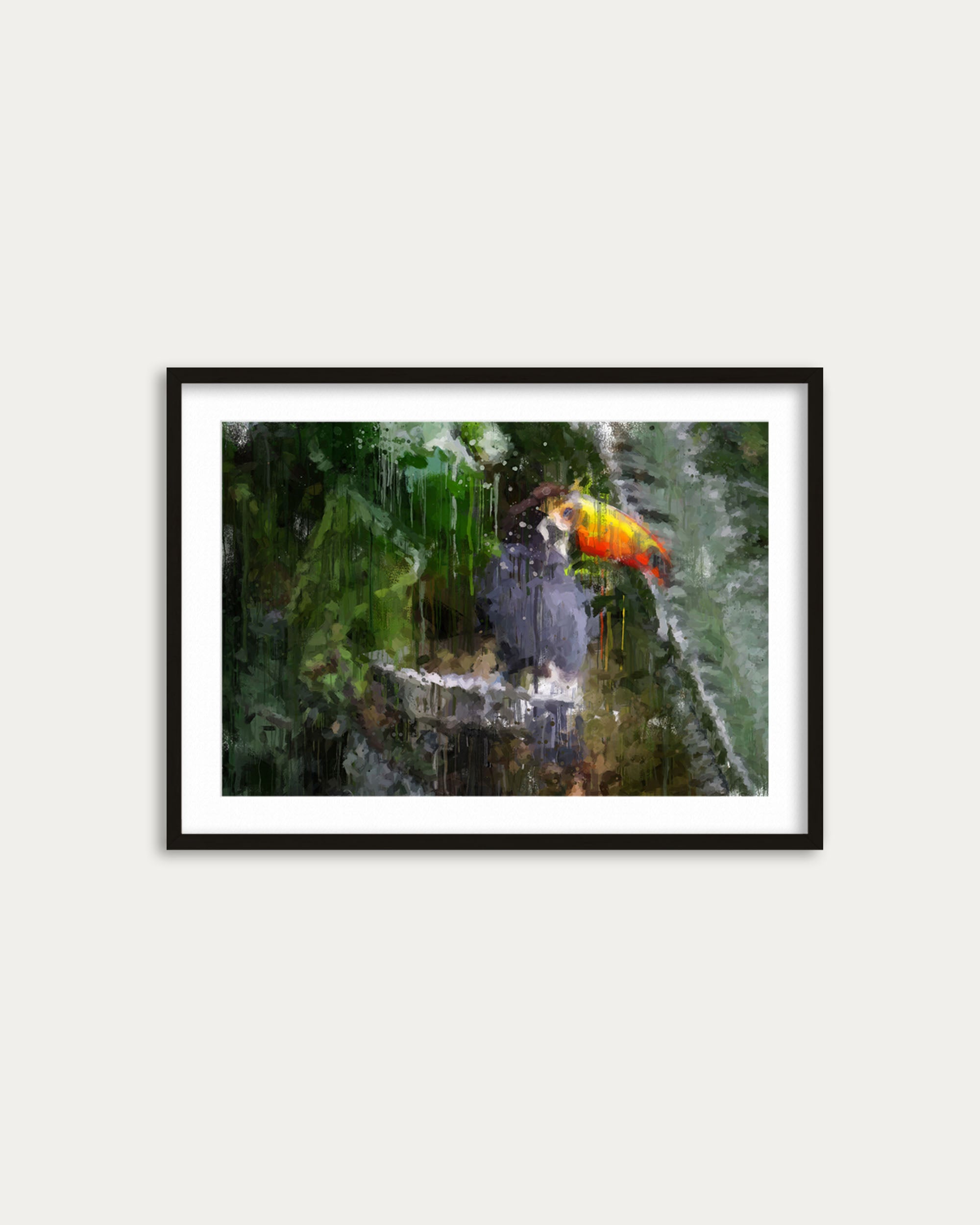 Toucan Impressionist Animal Art Print