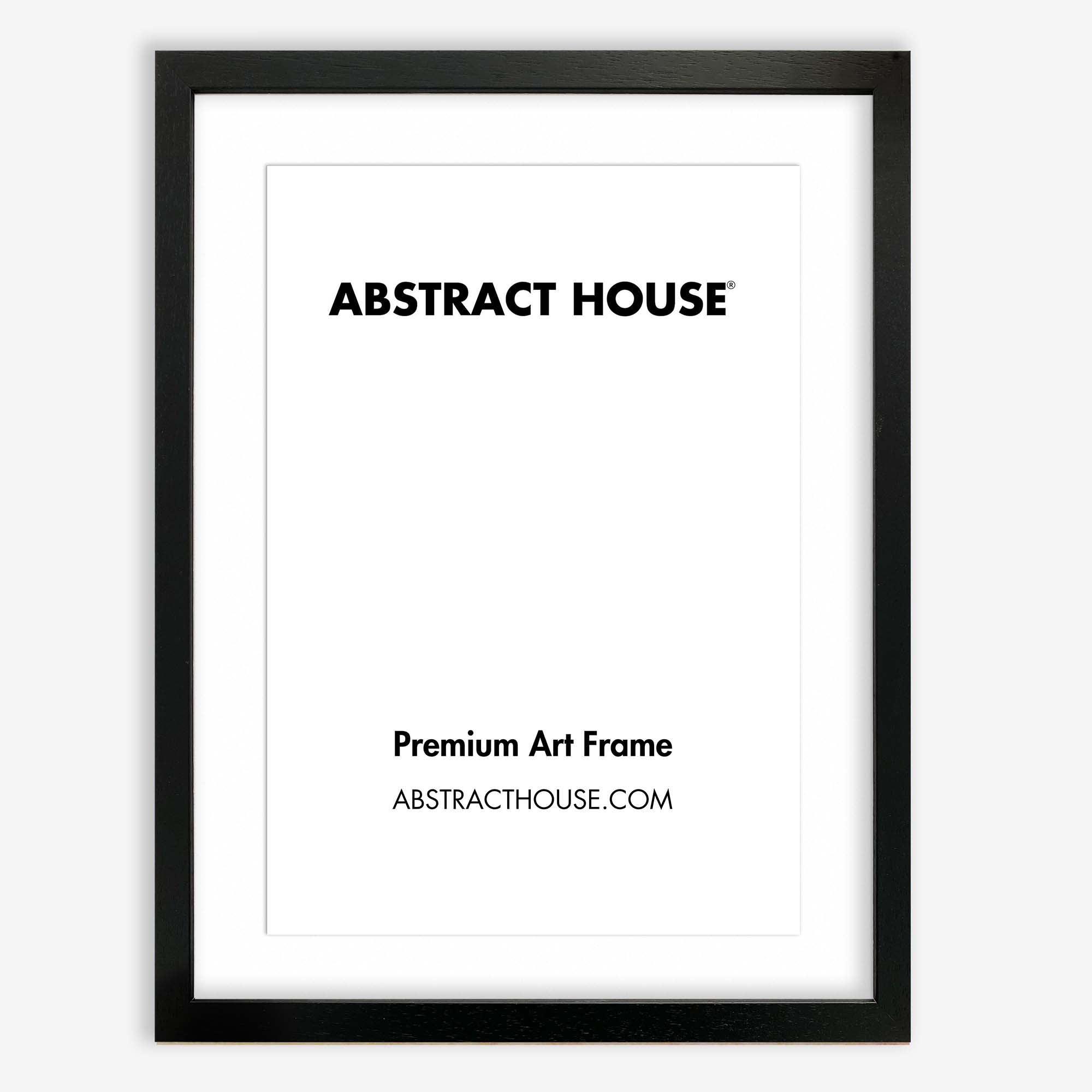 50x60cm Wooden Frame-Black-40 x 50 cm / 15.7 x 19.7 Inches-Abstract House